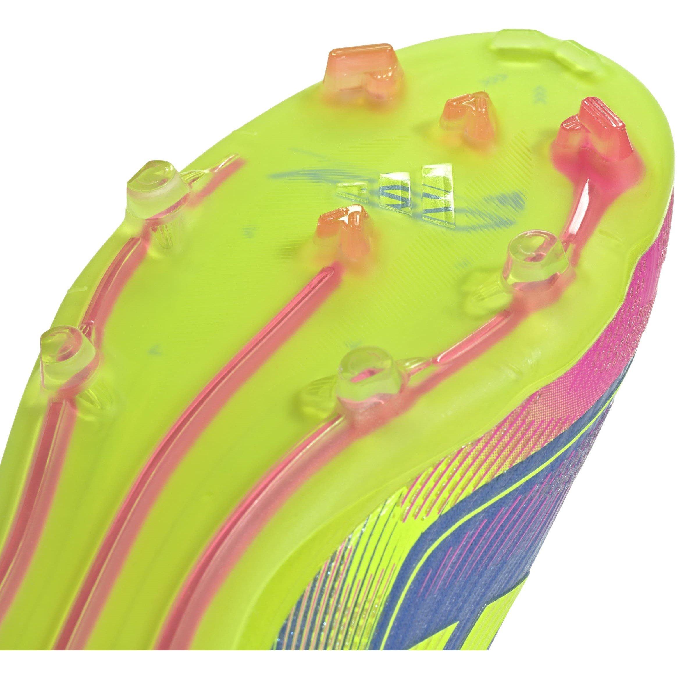 Blue/Lemon/Pink - adidas - F50 Elite Laceless Firm Ground Boots Childrens - 8