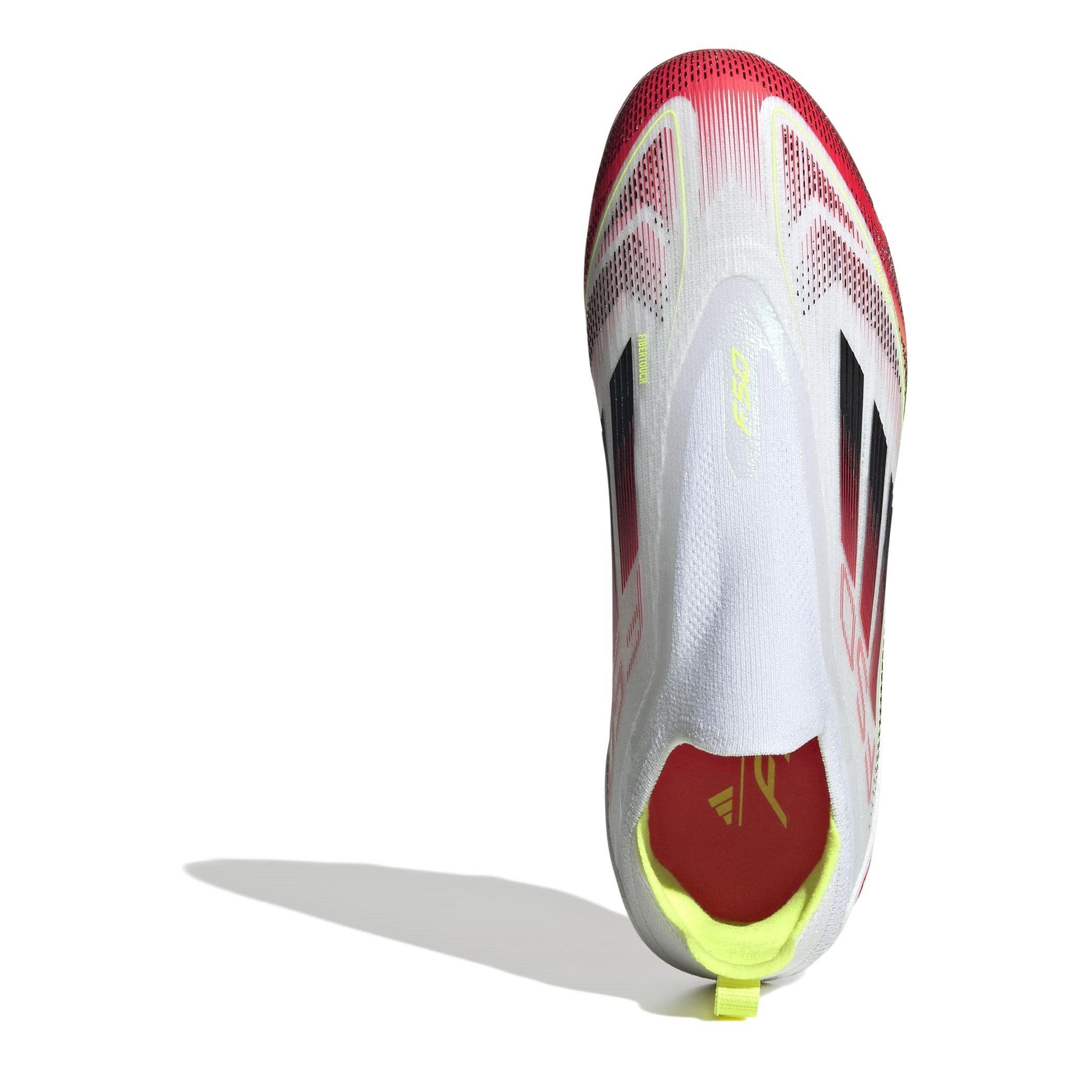 Wht/Blck/Yell - adidas - F50 Elite Laceless Firm Ground Boots Childrens - 5