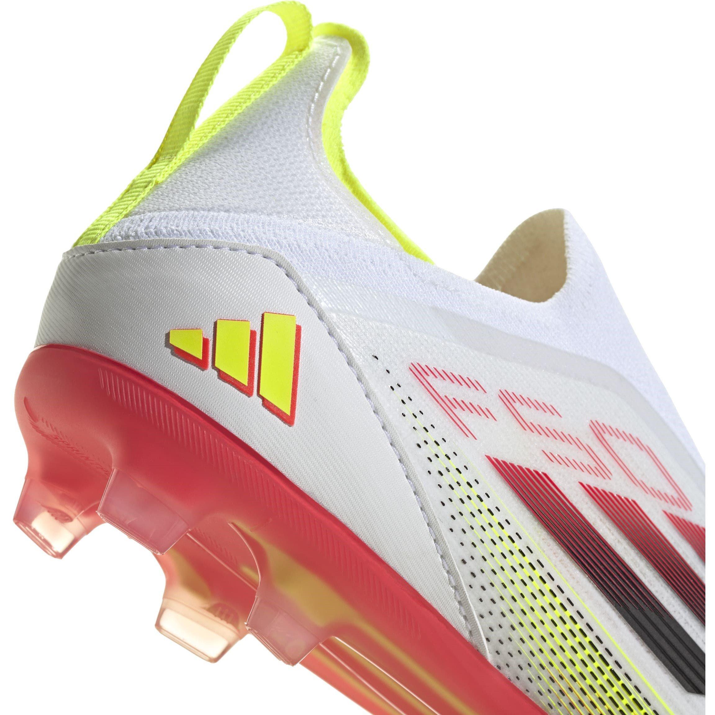 Wht/Blck/Yell - adidas - F50 Elite Laceless Firm Ground Boots Childrens - 7