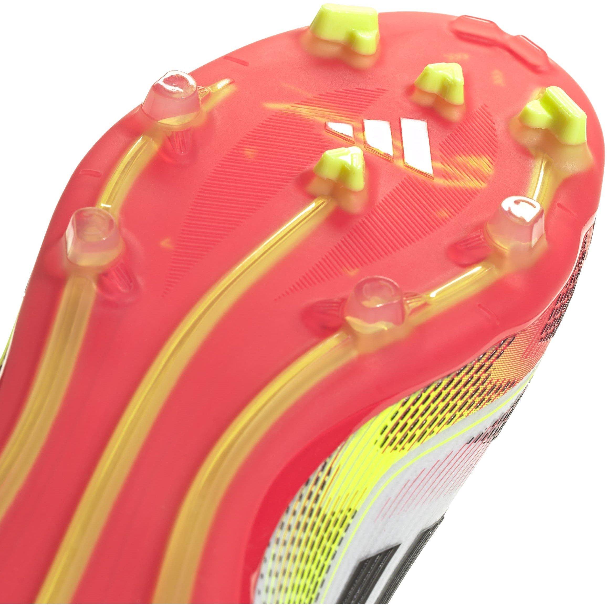 Wht/Blck/Yell - adidas - F50 Elite Laceless Firm Ground Boots Childrens - 8