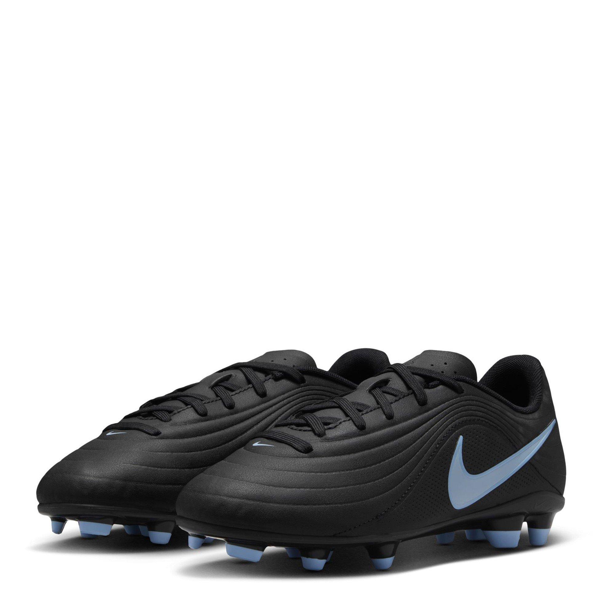 Black/Ice Blue - Nike - Nike Tiempo Club Fg Jn64 - 4