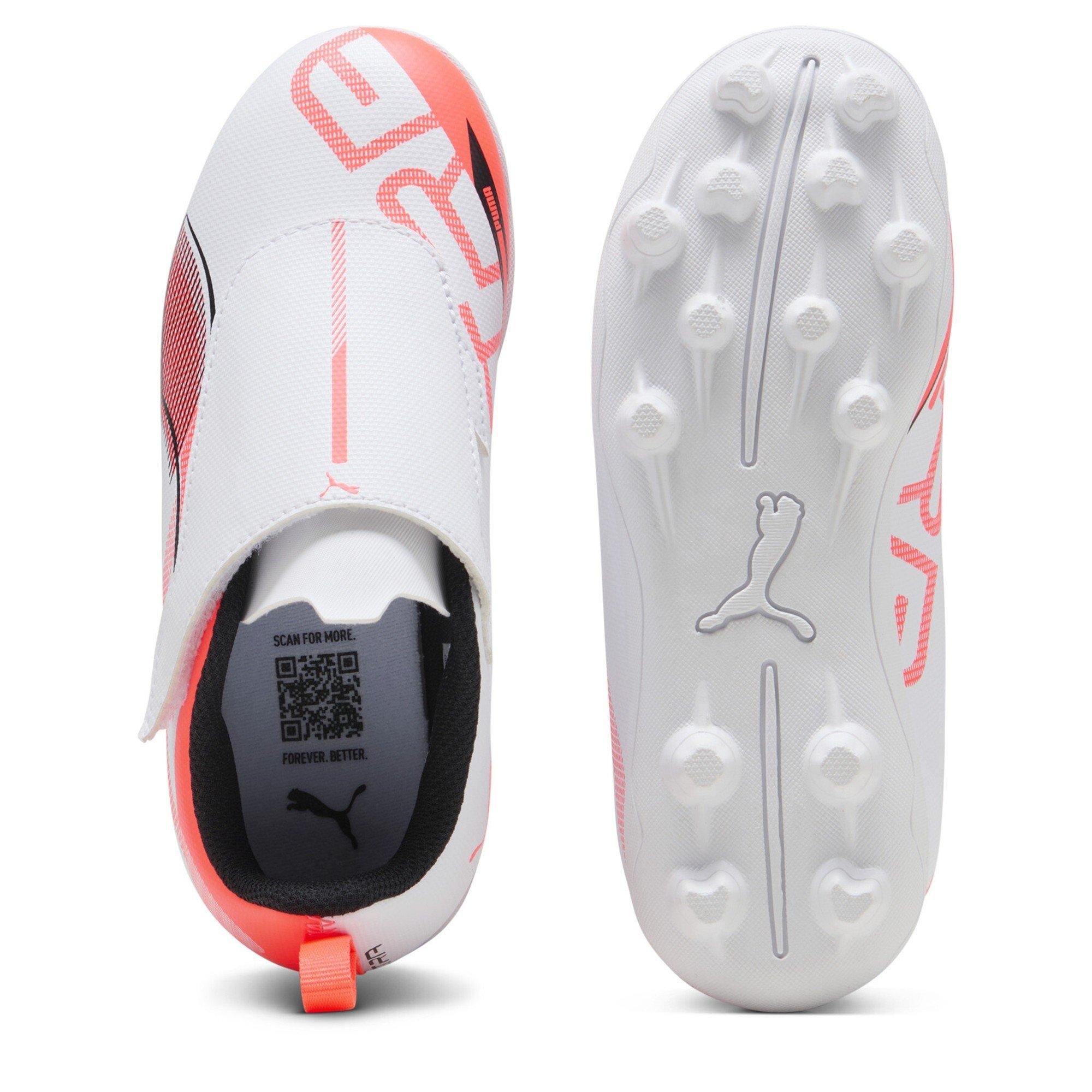 White-Bl - Puma - Unisex Kids' Ultra 5 Play V Firm Ground Football Boots - 3