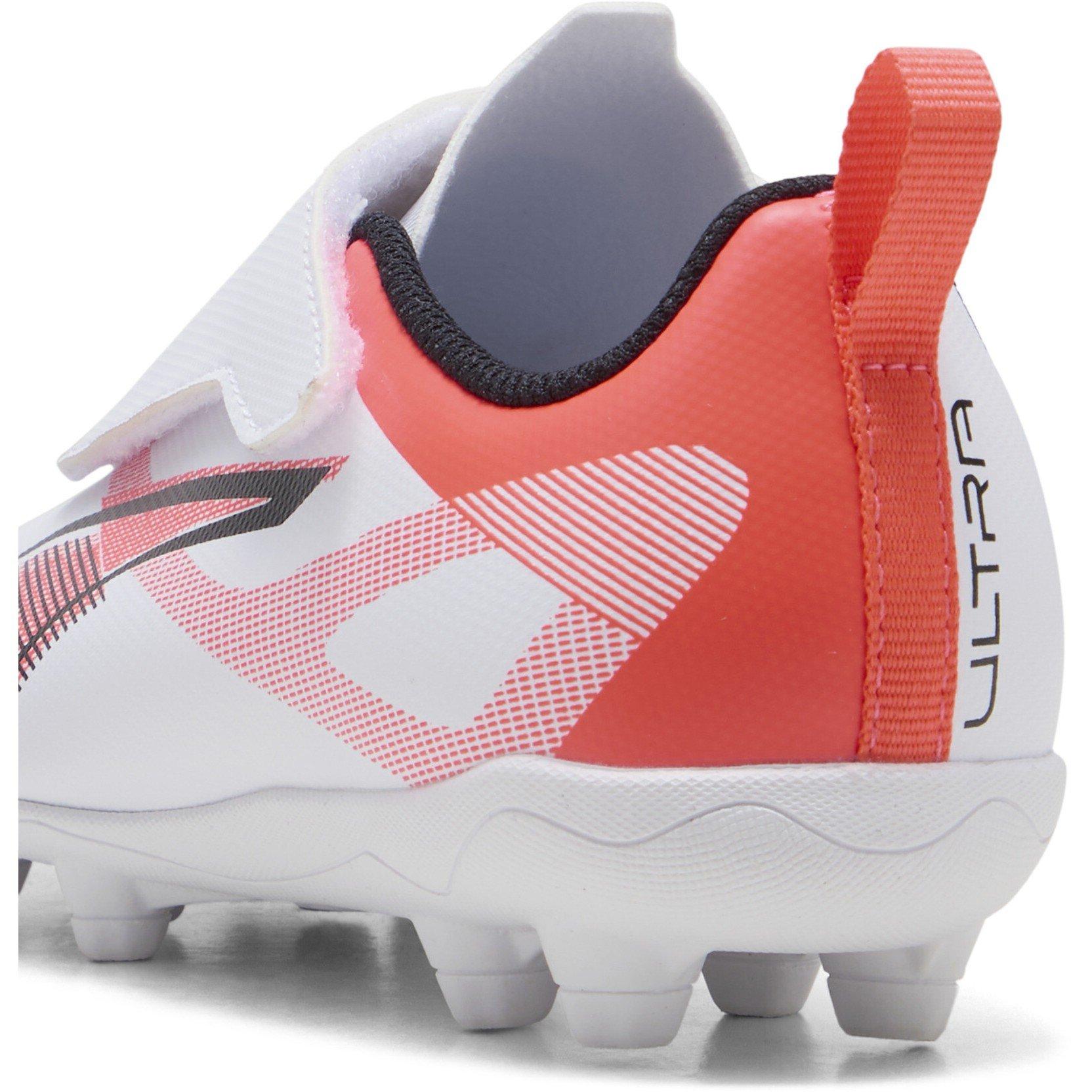 White-Bl - Puma - Unisex Kids' Ultra 5 Play V Firm Ground Football Boots - 5