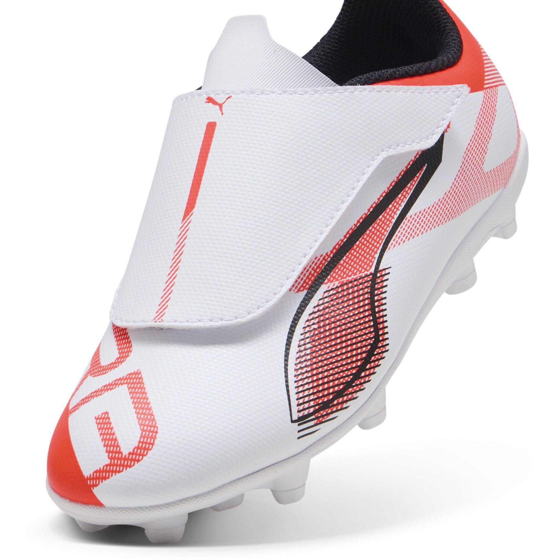 White-Bl - Puma - Unisex Kids' Ultra 5 Play V Firm Ground Football Boots - 6