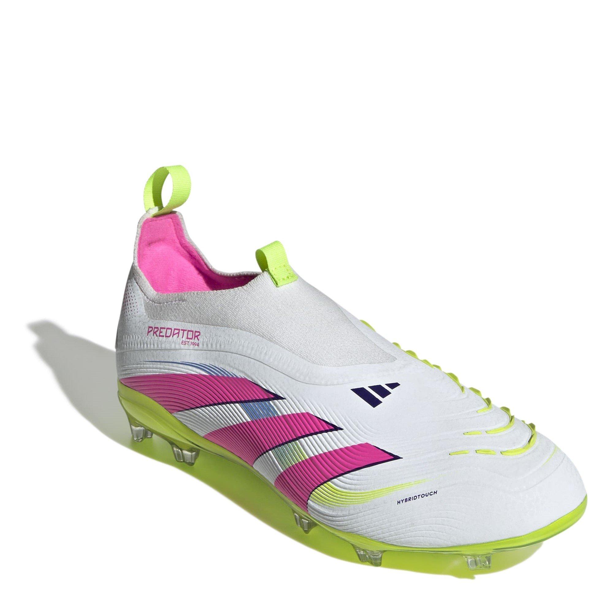 Branco/Rosa - adidas - Predator Elite Firm Ground Childrens - 3