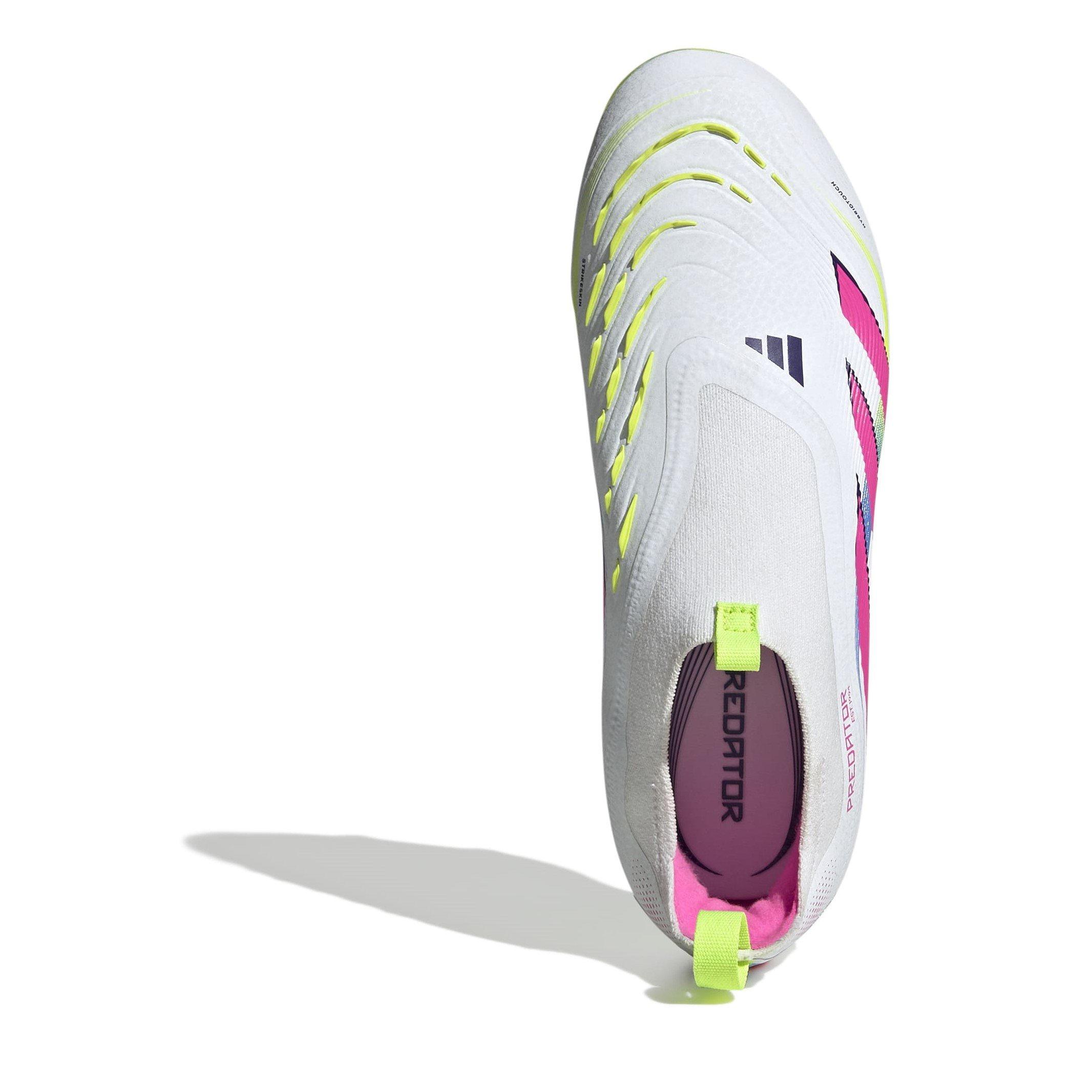 Branco/Rosa - adidas - Predator Elite Firm Ground Childrens - 5