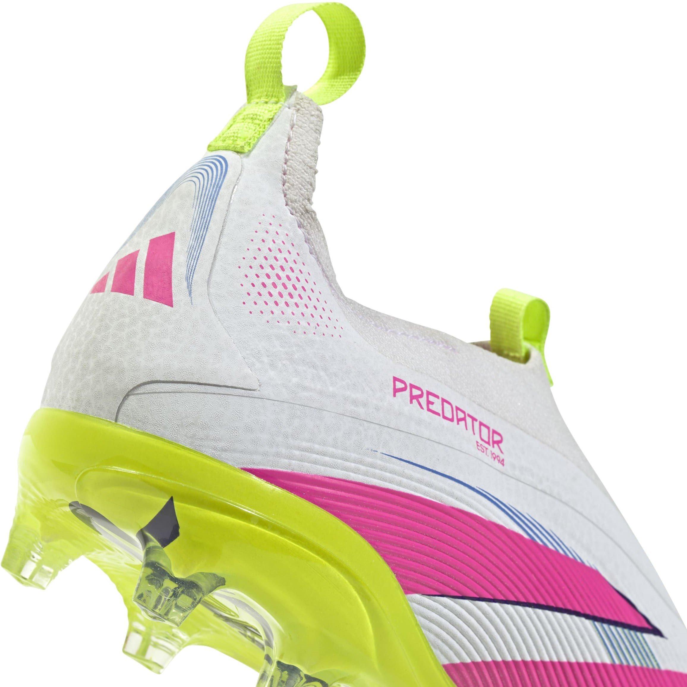 Branco/Rosa - adidas - Predator Elite Firm Ground Childrens - 8