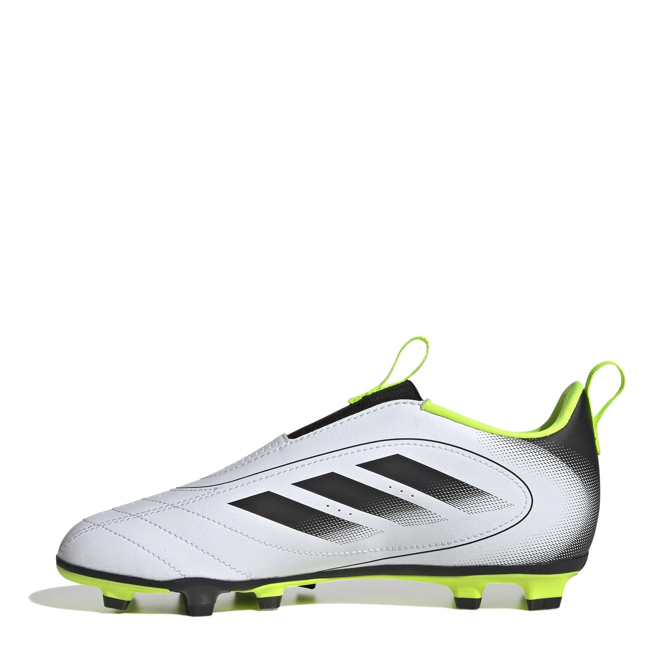 Weiß/Schwarz - adidas - Goletto IX Laceless Firm/Multi-Ground Boots Kids - 2