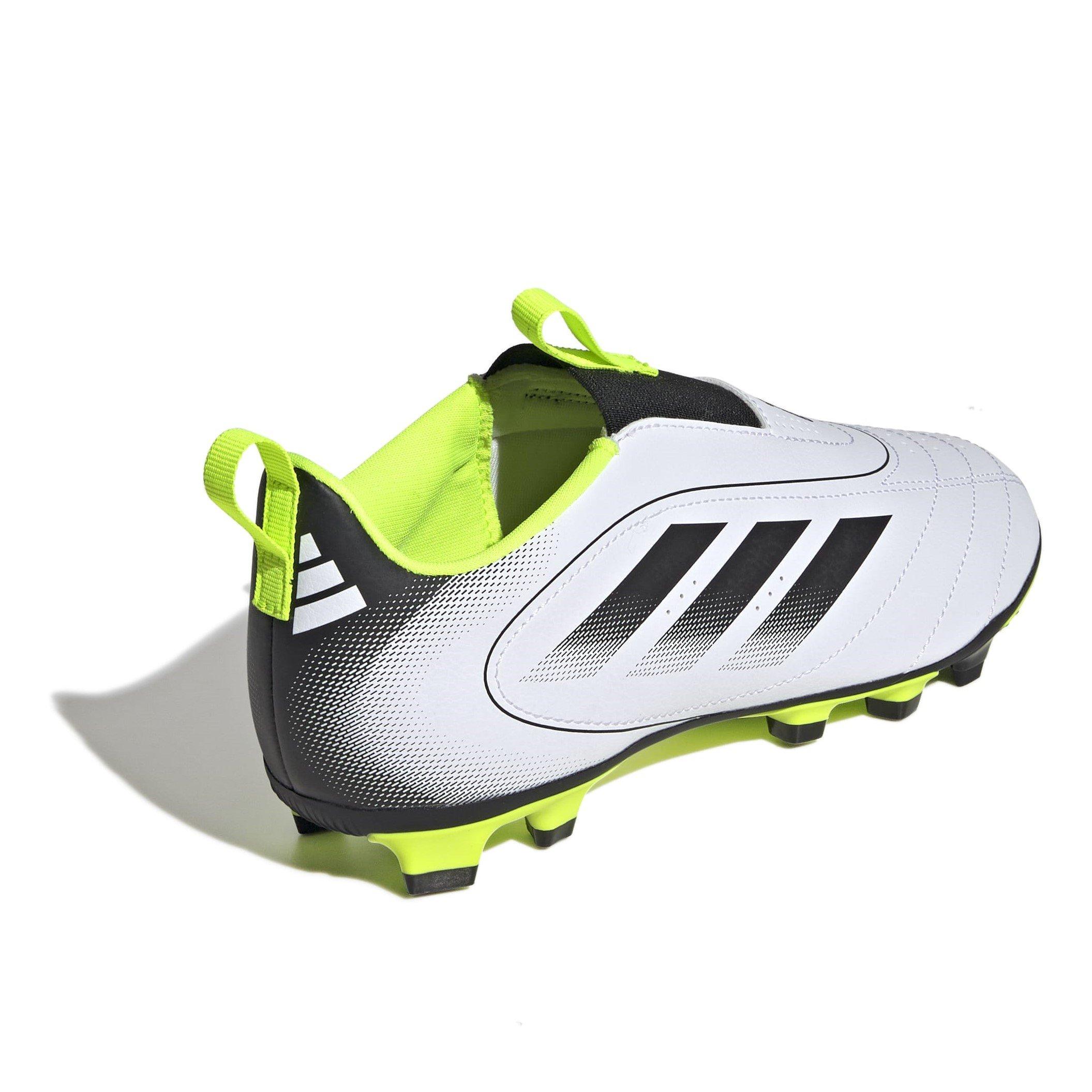 Weiß/Schwarz - adidas - Goletto IX Laceless Firm/Multi-Ground Boots Kids - 4