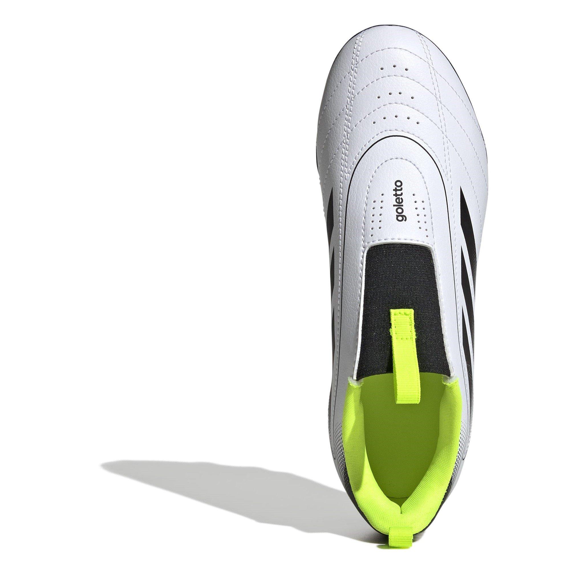 Weiß/Schwarz - adidas - Goletto IX Laceless Firm/Multi-Ground Boots Kids - 5