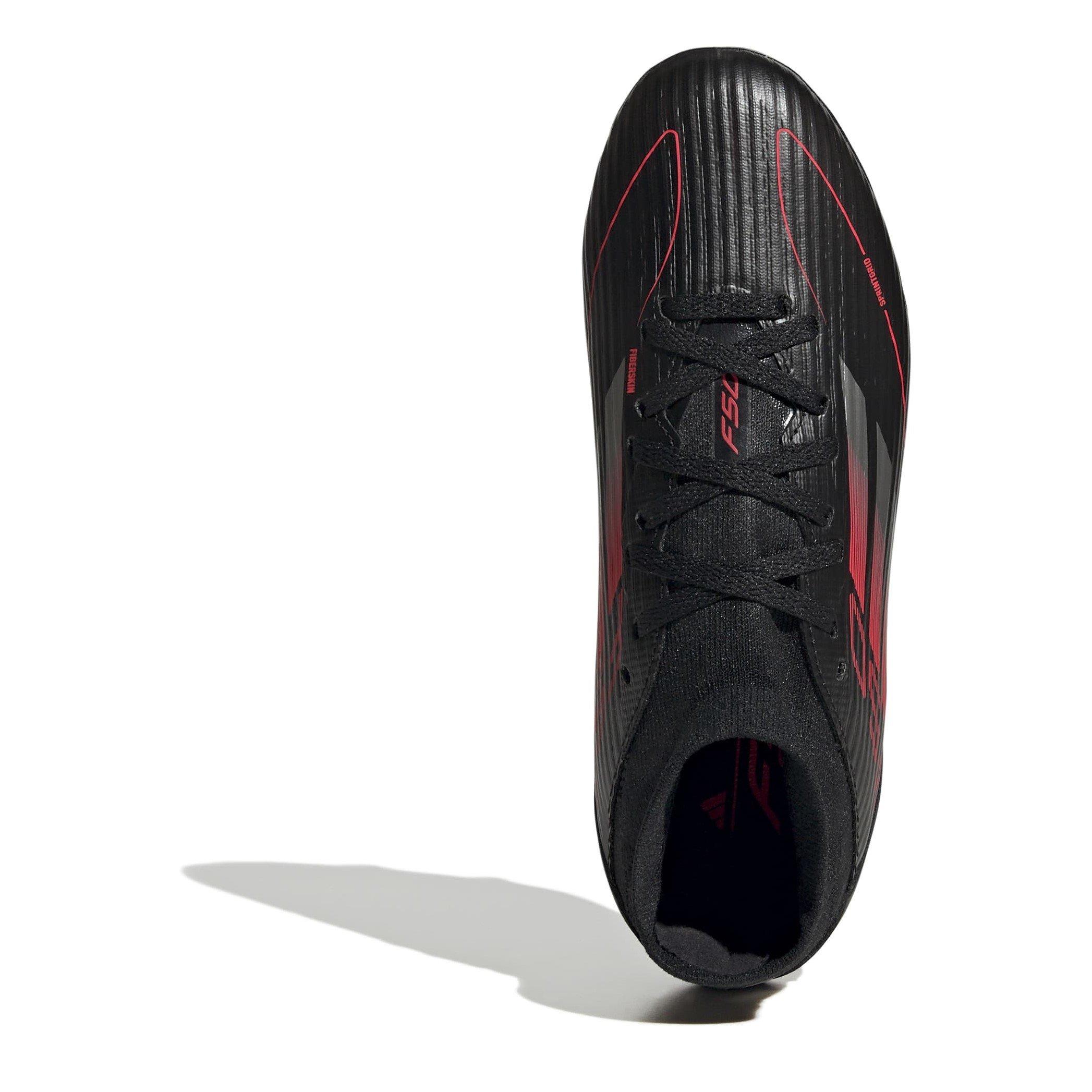 Black/Iron/Red - adidas - F50 League Childrens Firm Ground Football Boots - 5
