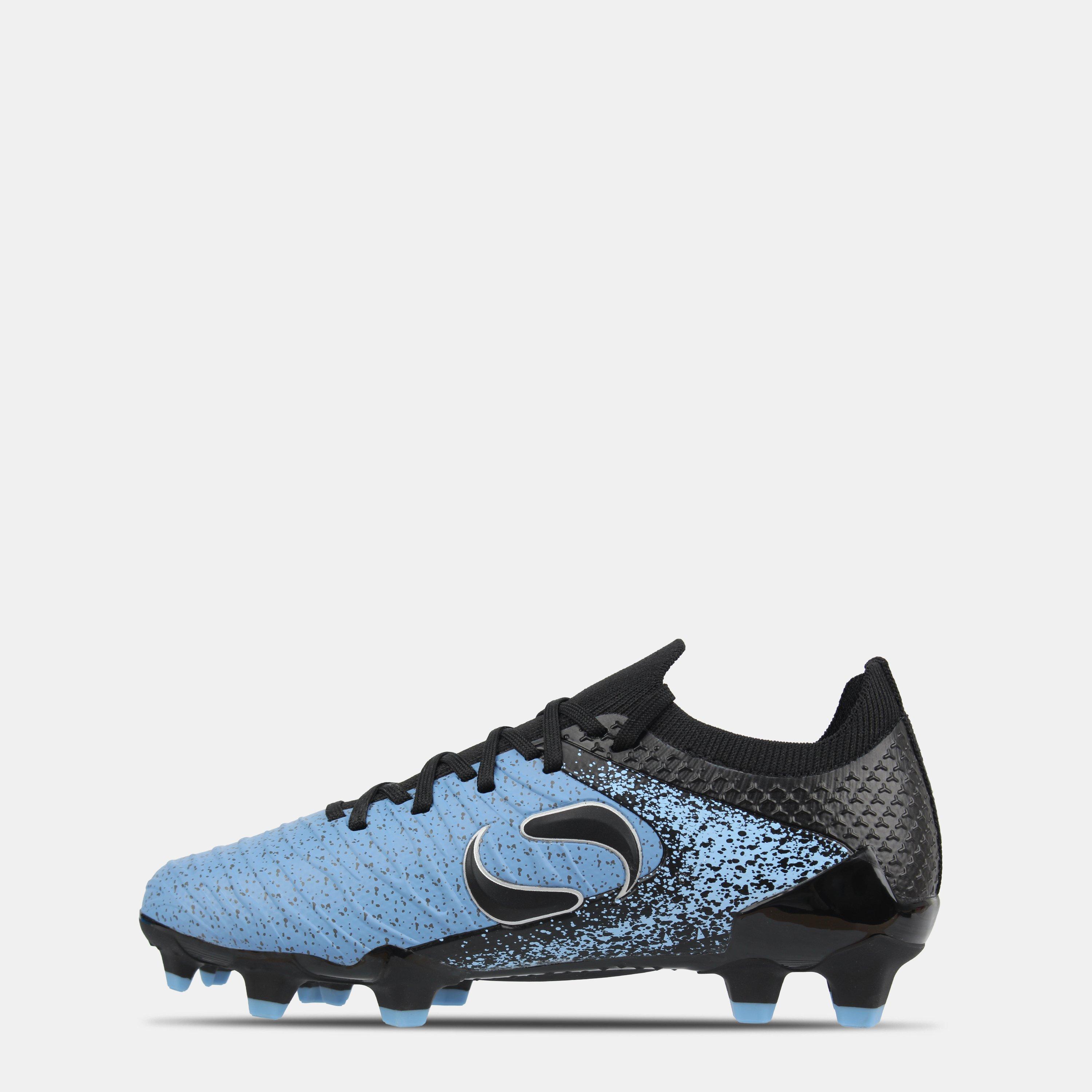 Black/Blue - Sondico - Blaze Childrens FG Football Boots - 2