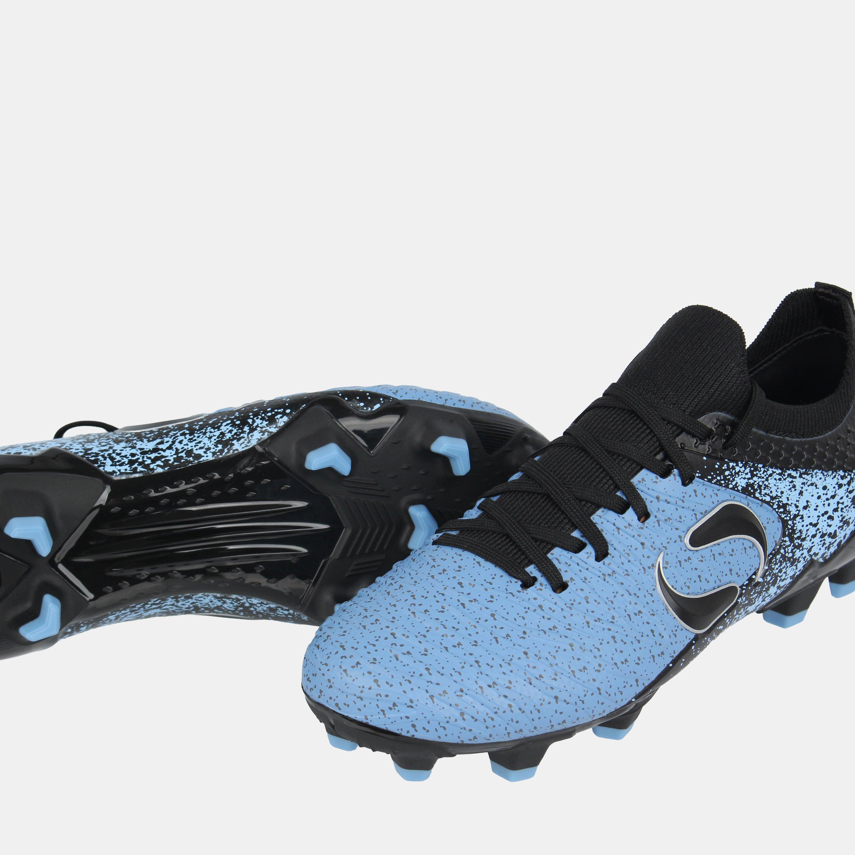 Black/Blue - Sondico - Blaze Childrens FG Football Boots - 3