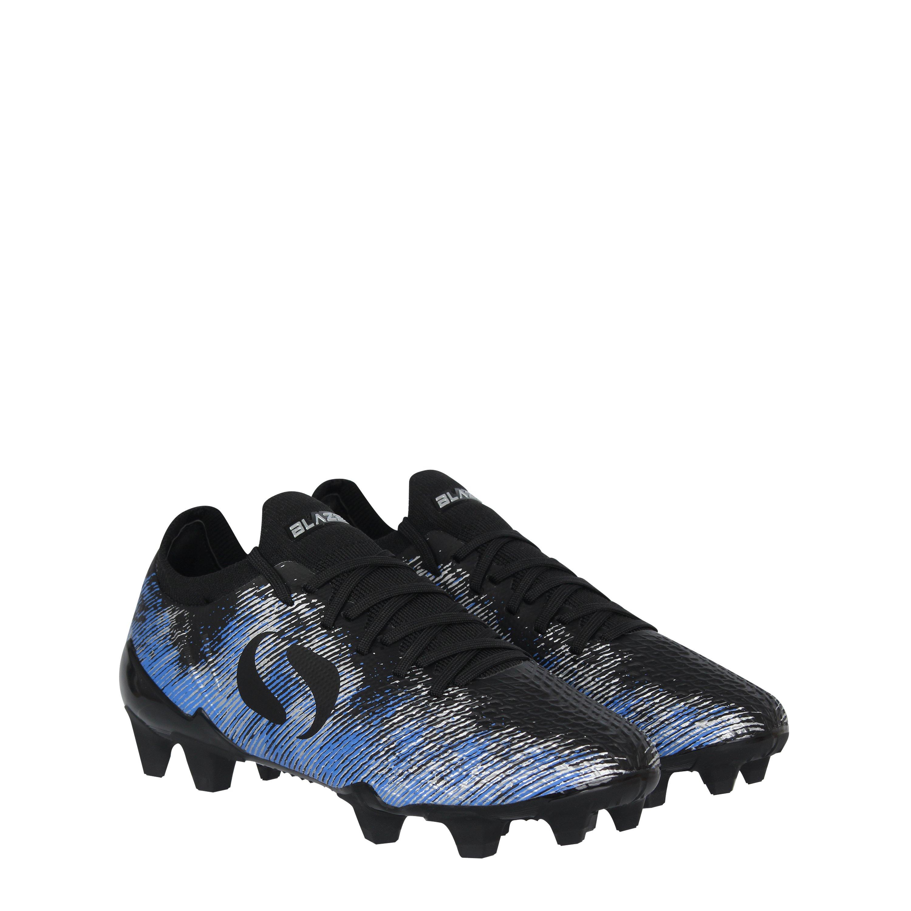 Nero/Blu - Sondico - Blaze Childrens FG Football Boots - 4