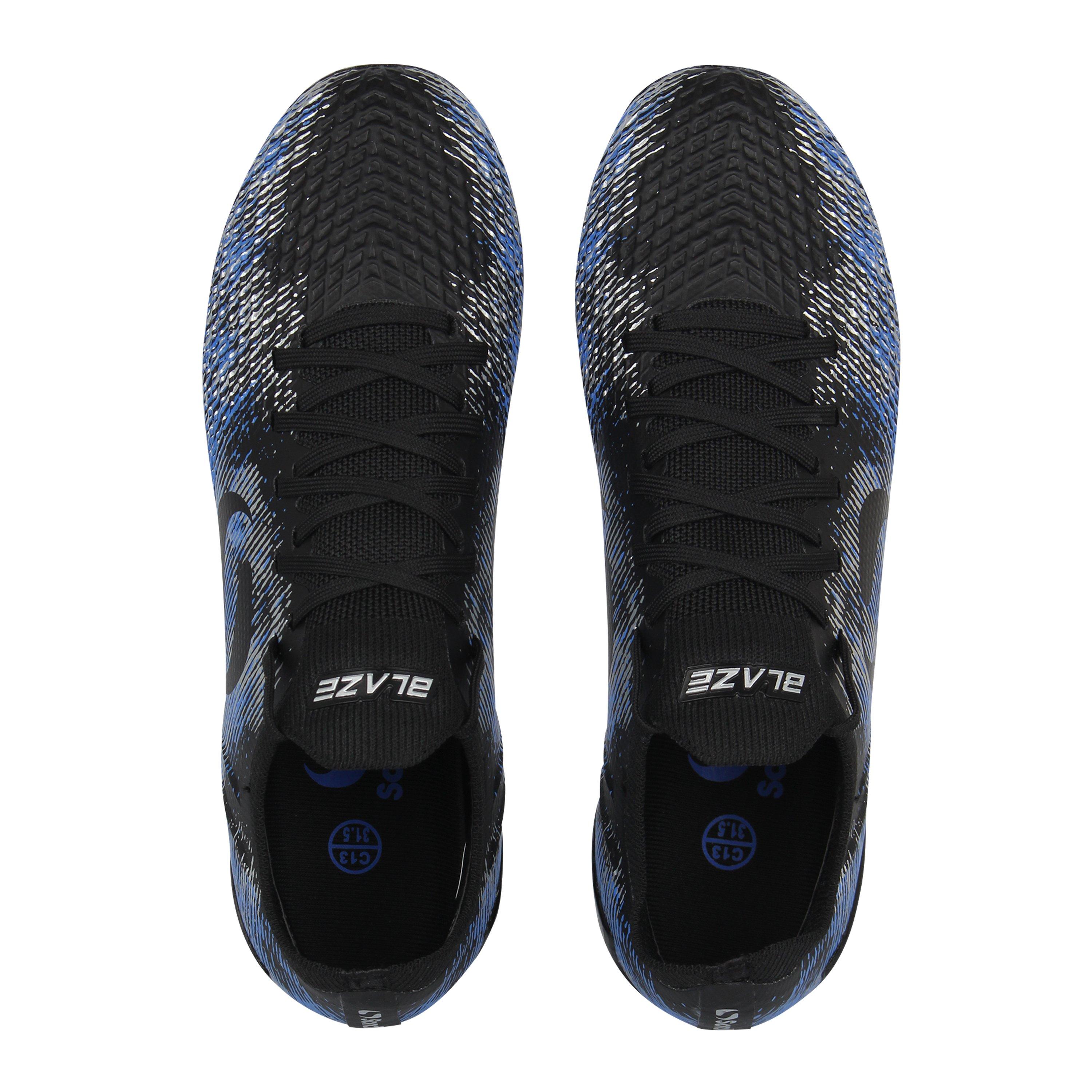 Nero/Blu - Sondico - Blaze Childrens FG Football Boots - 6