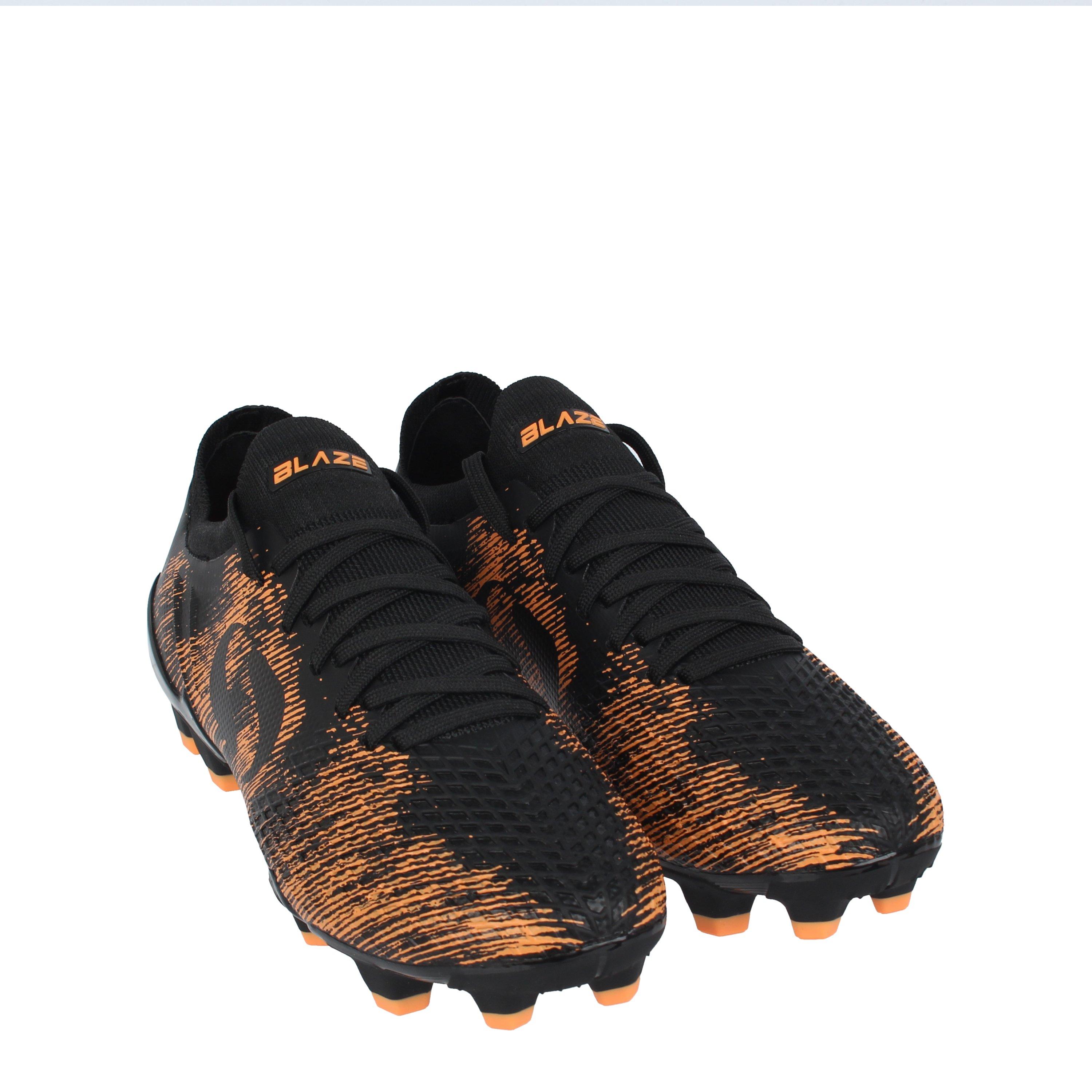 Black/Orange - Sondico - Blaze Childrens FG Football Boots - 4