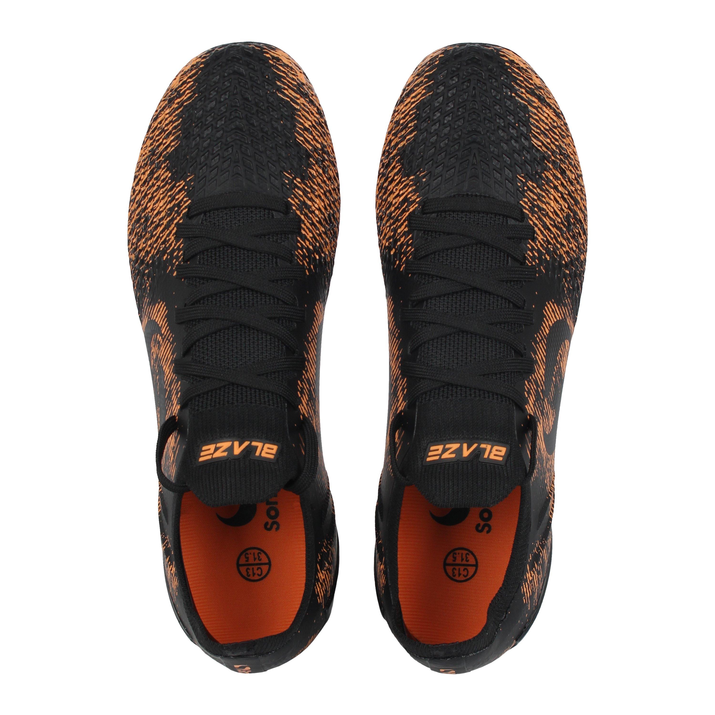 Black/Orange - Sondico - Blaze Childrens FG Football Boots - 6