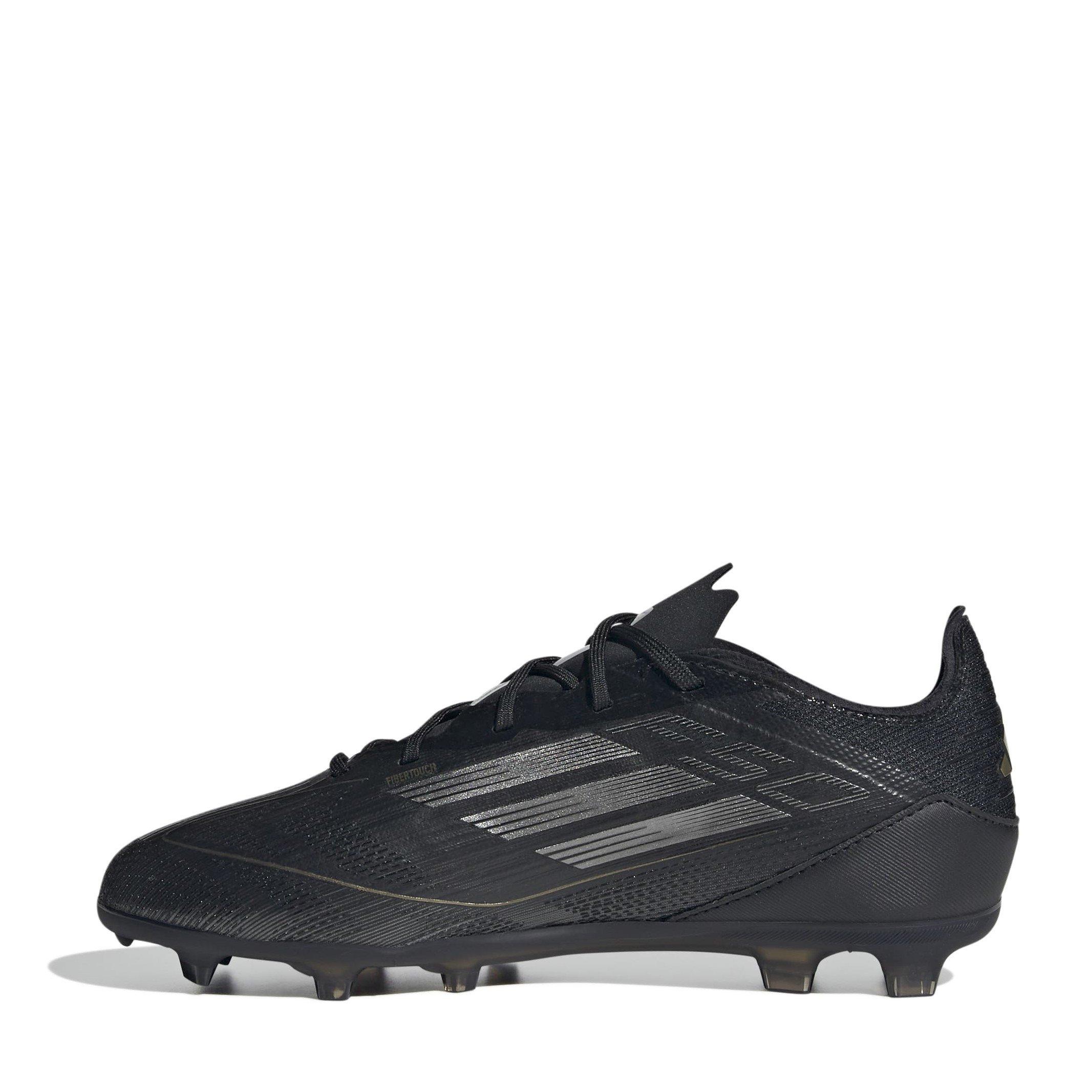 Zwart/Zilver - adidas - F50 Elite Childrens Firm Ground Football Boots - 2