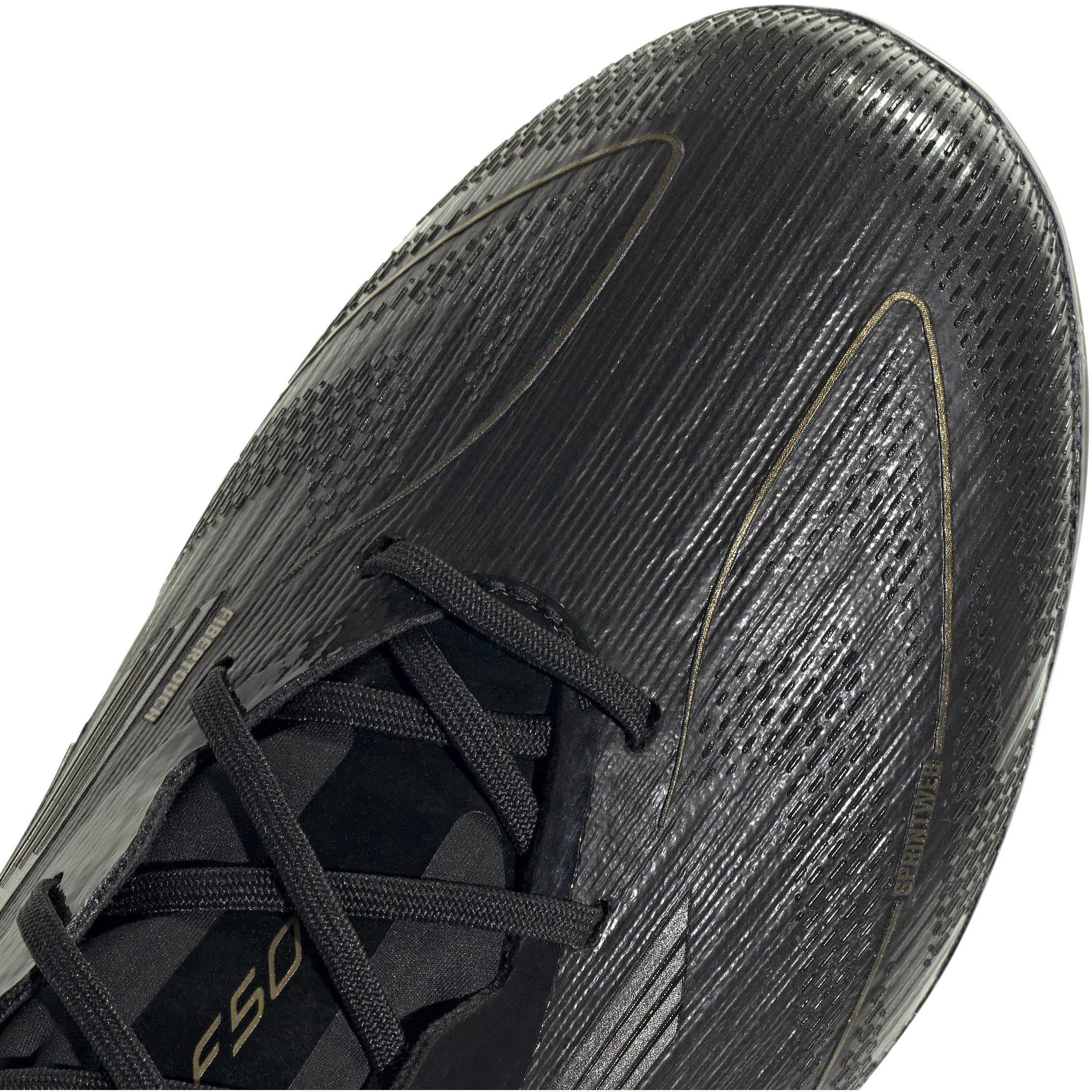 Zwart/Zilver - adidas - F50 Elite Childrens Firm Ground Football Boots - 8