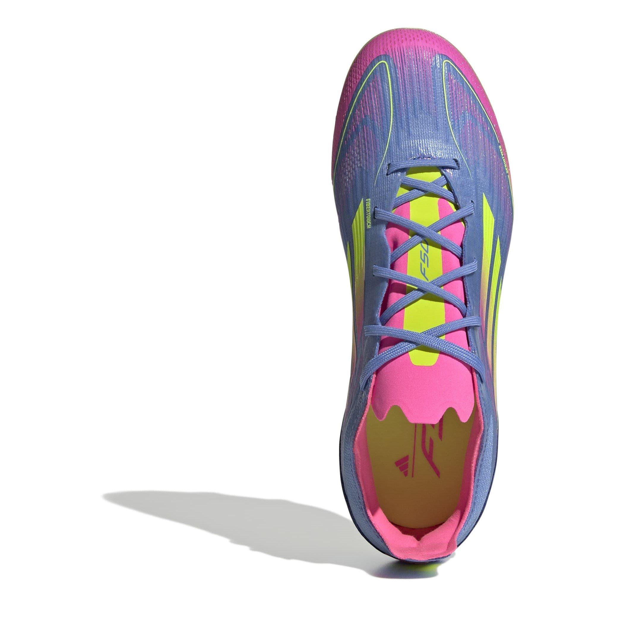 Plava/Limun - adidas - F50 Elite Childrens Firm Ground Football Boots - 5