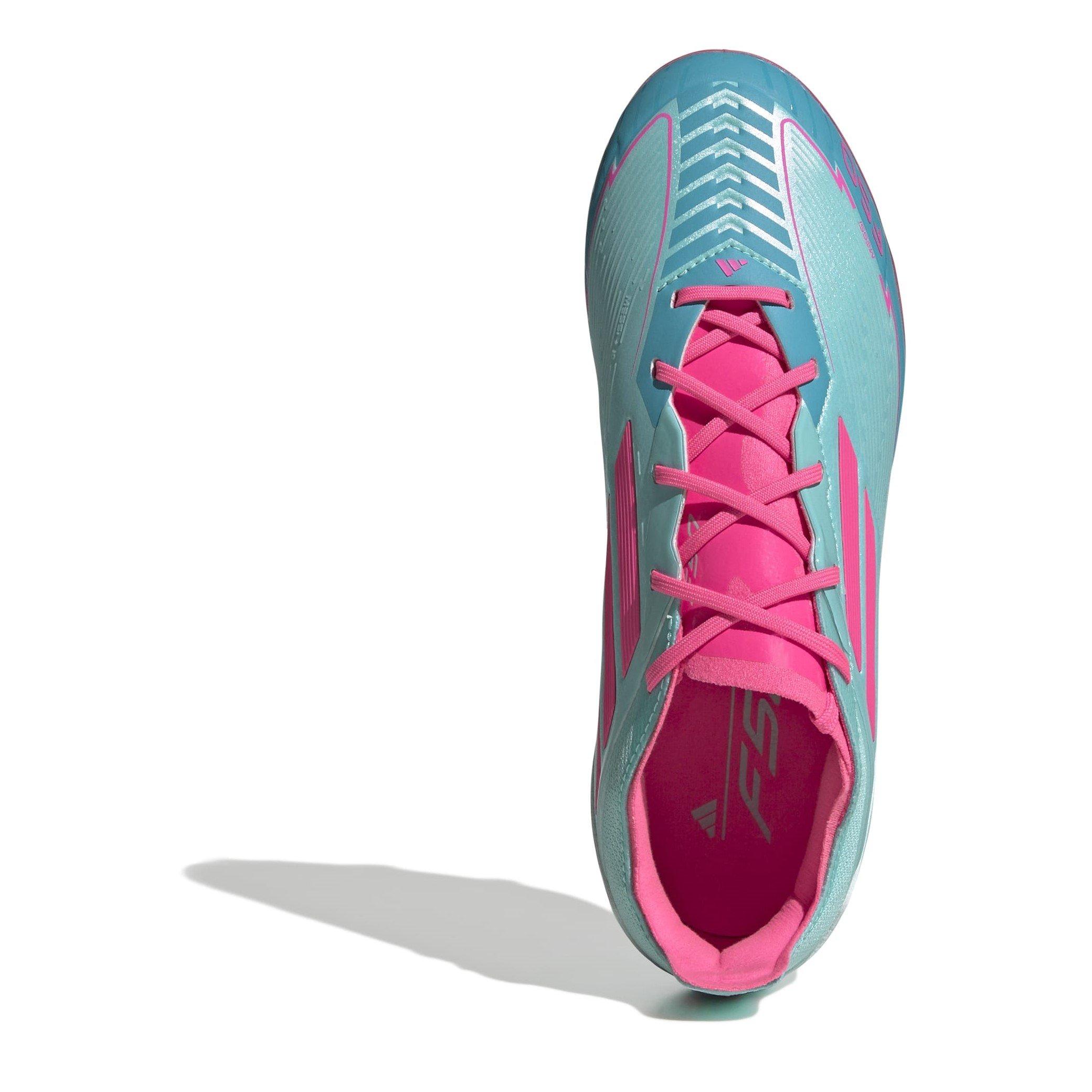 Blue/Pink - adidas - F50 Elite Childrens Firm Ground Football Boots - 5