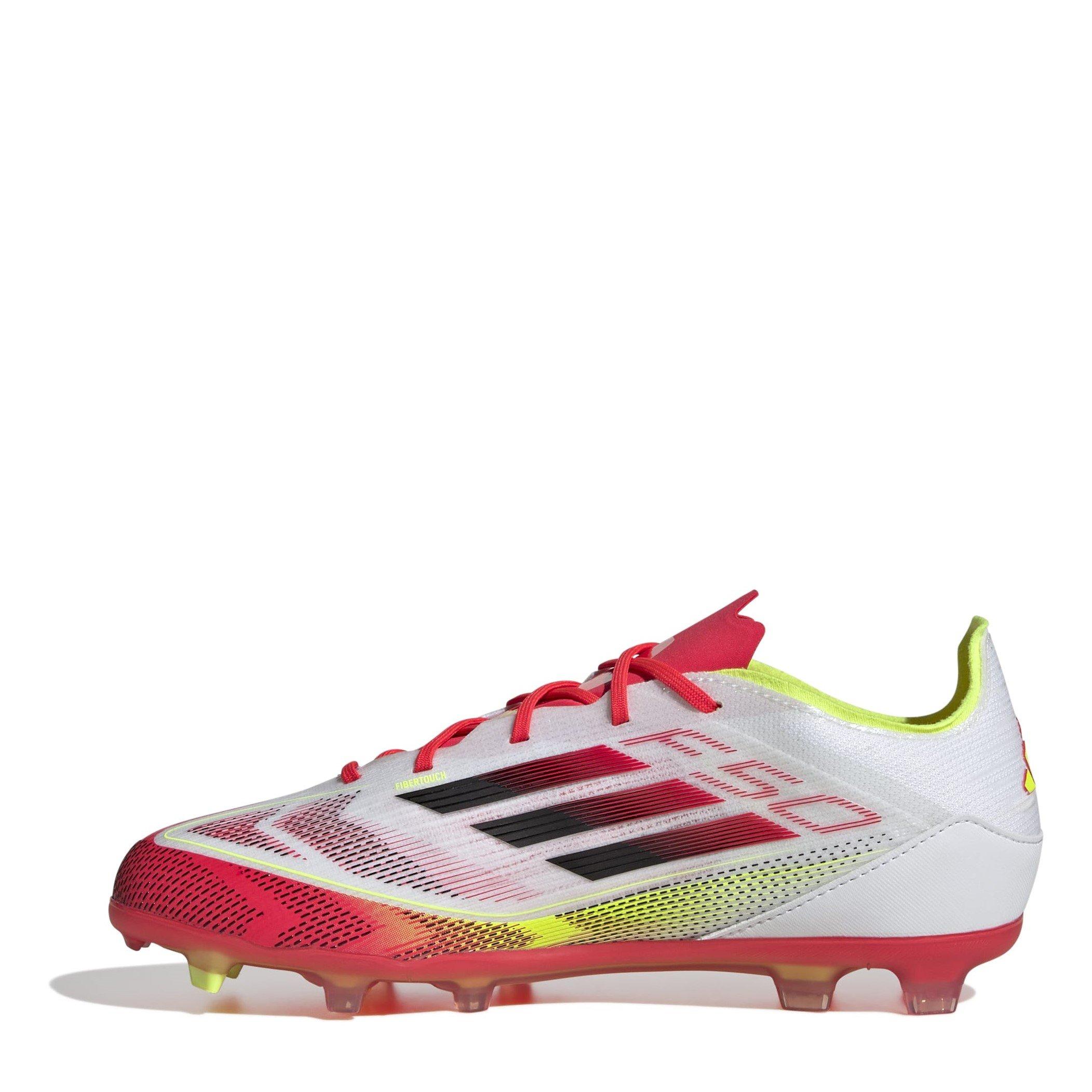 Bijelo/Crveno - adidas - F50 Elite Childrens Firm Ground Football Boots - 2