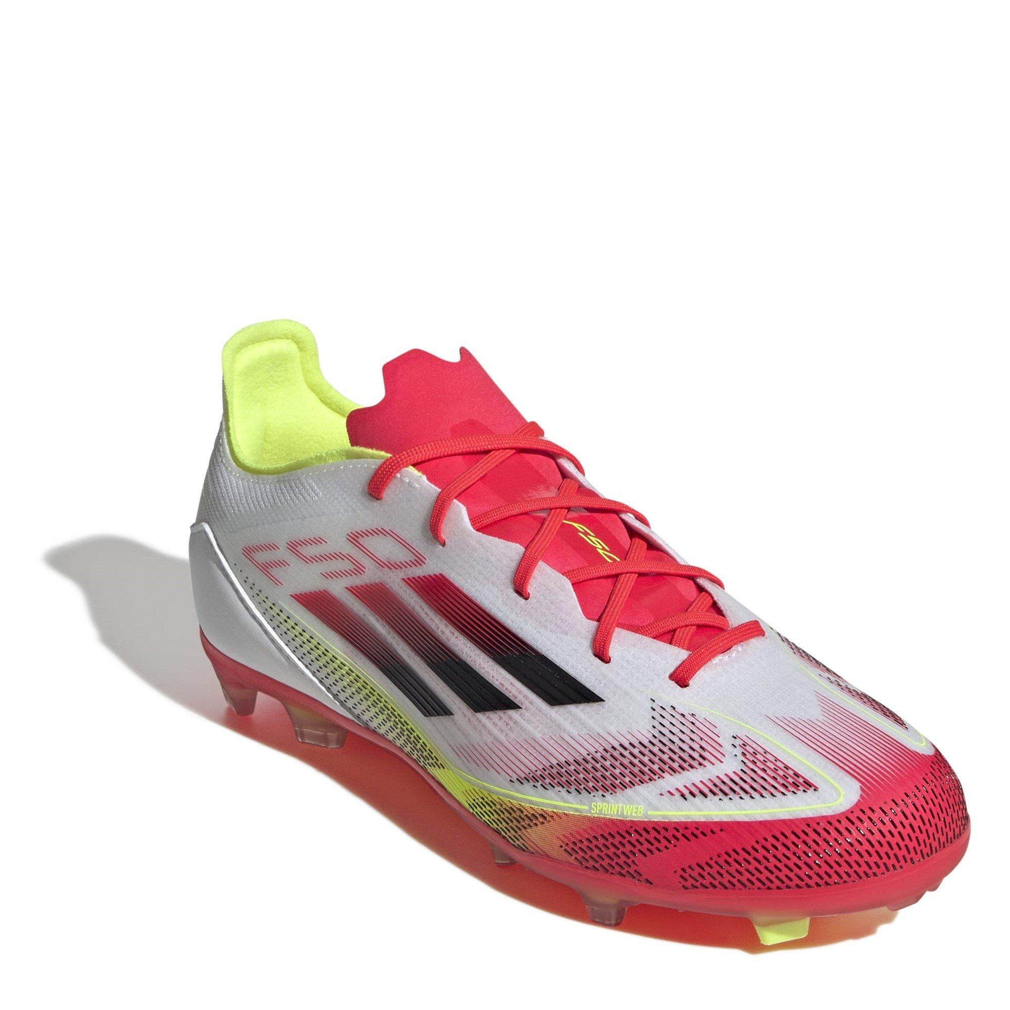 Bijelo/Crveno - adidas - F50 Elite Childrens Firm Ground Football Boots - 3