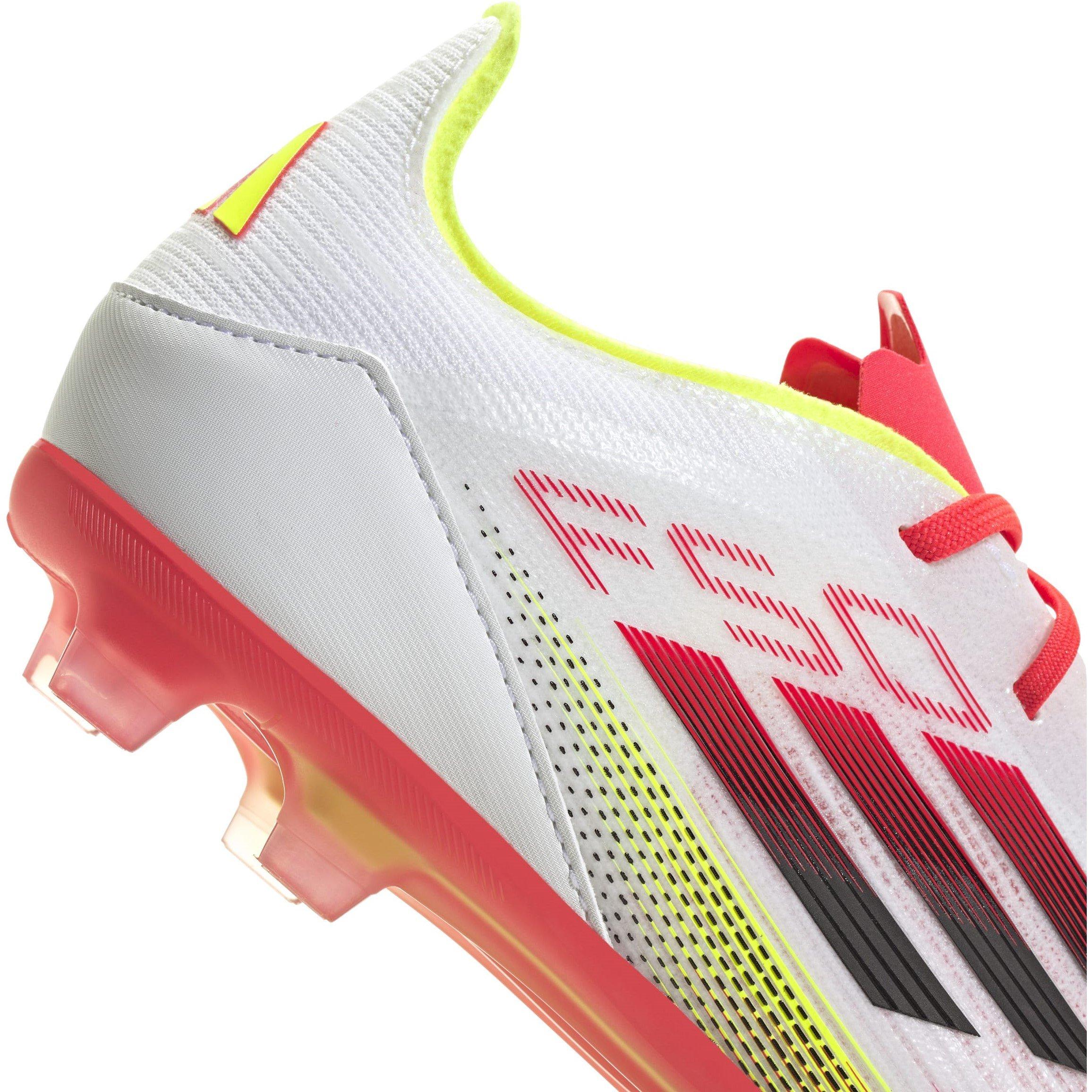 Bijelo/Crveno - adidas - F50 Elite Childrens Firm Ground Football Boots - 7