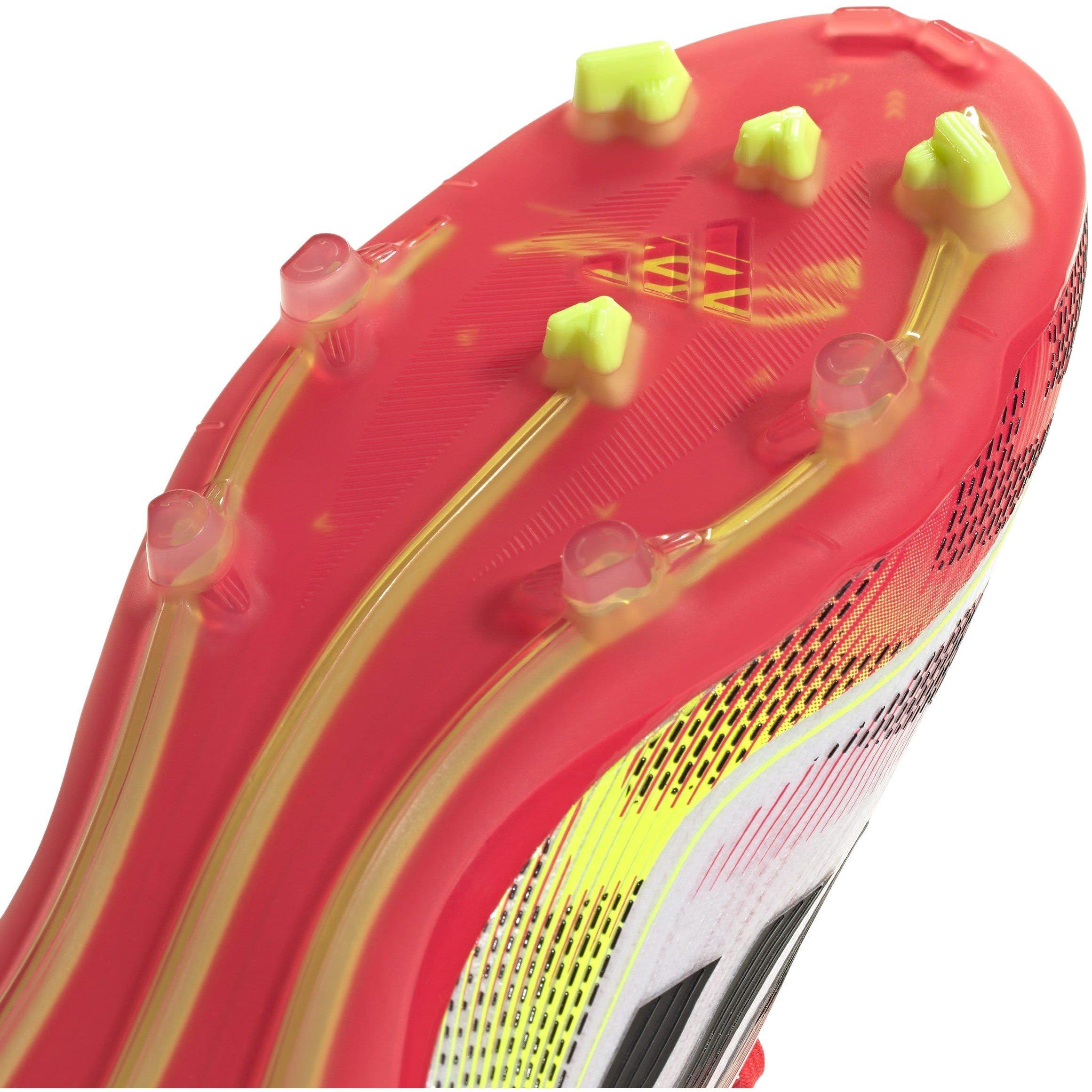 Bijelo/Crveno - adidas - F50 Elite Childrens Firm Ground Football Boots - 8