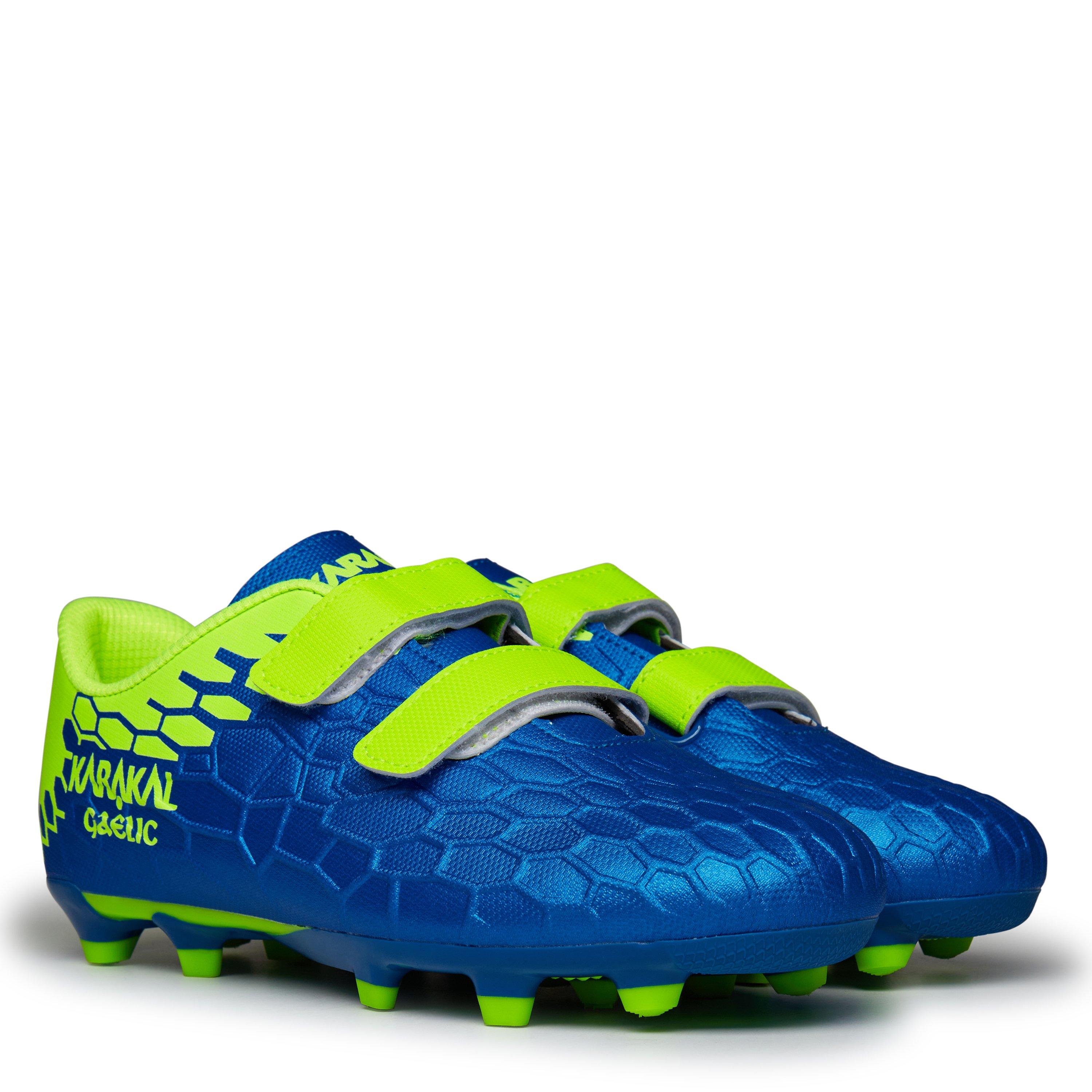 Royal/L Groen - Karakal - Gaelic Firm Ground Football Boots Junior - 4