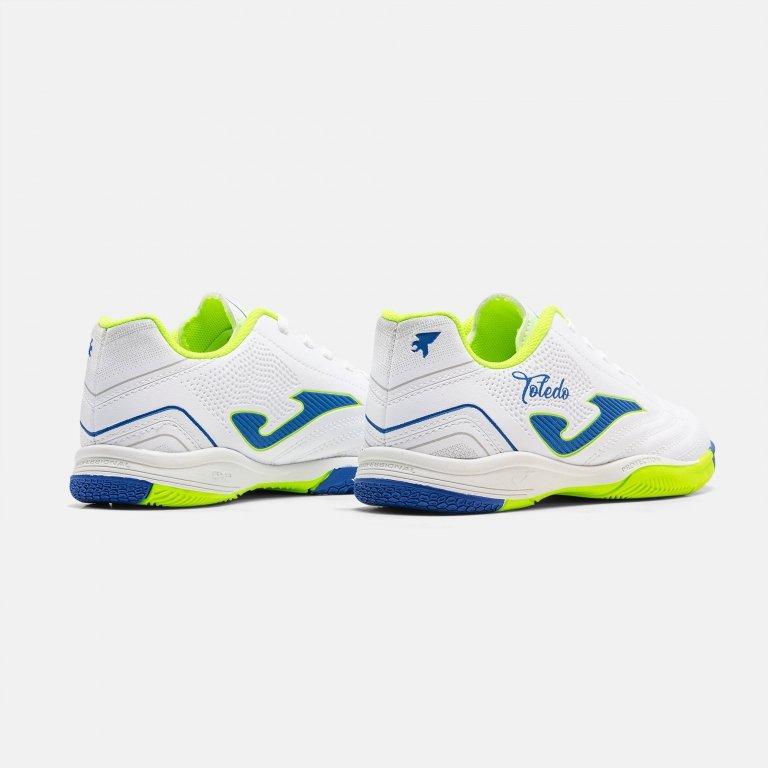 Blanc - Joma - Kids' Toledo Lace Up Indoor Football Boots - 3
