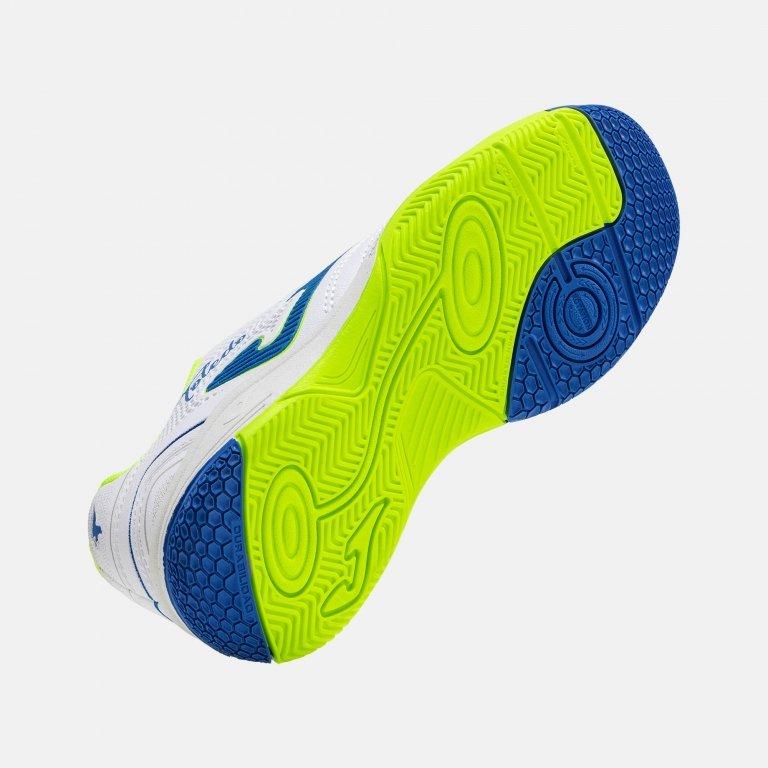 Blanc - Joma - Kids' Toledo Lace Up Indoor Football Boots - 5