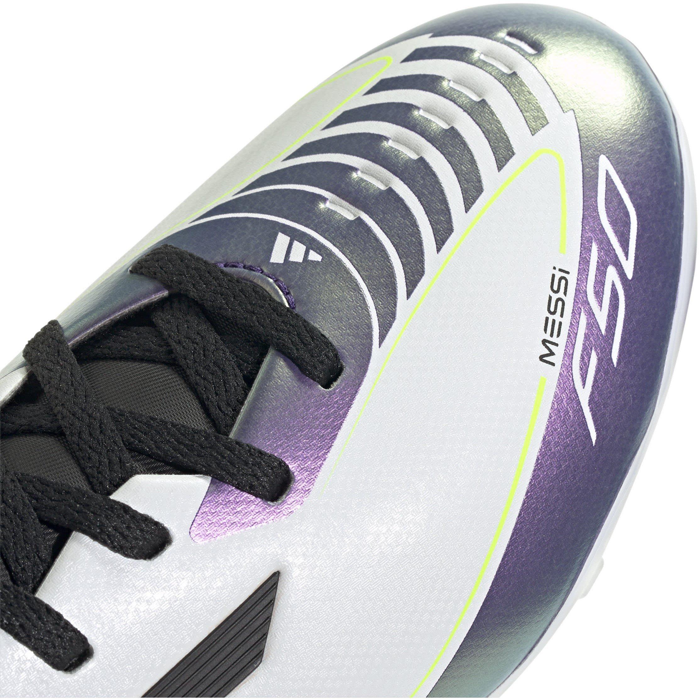 White/Purple - adidas - F50 League Childrens Firm Ground Football Boots - 7