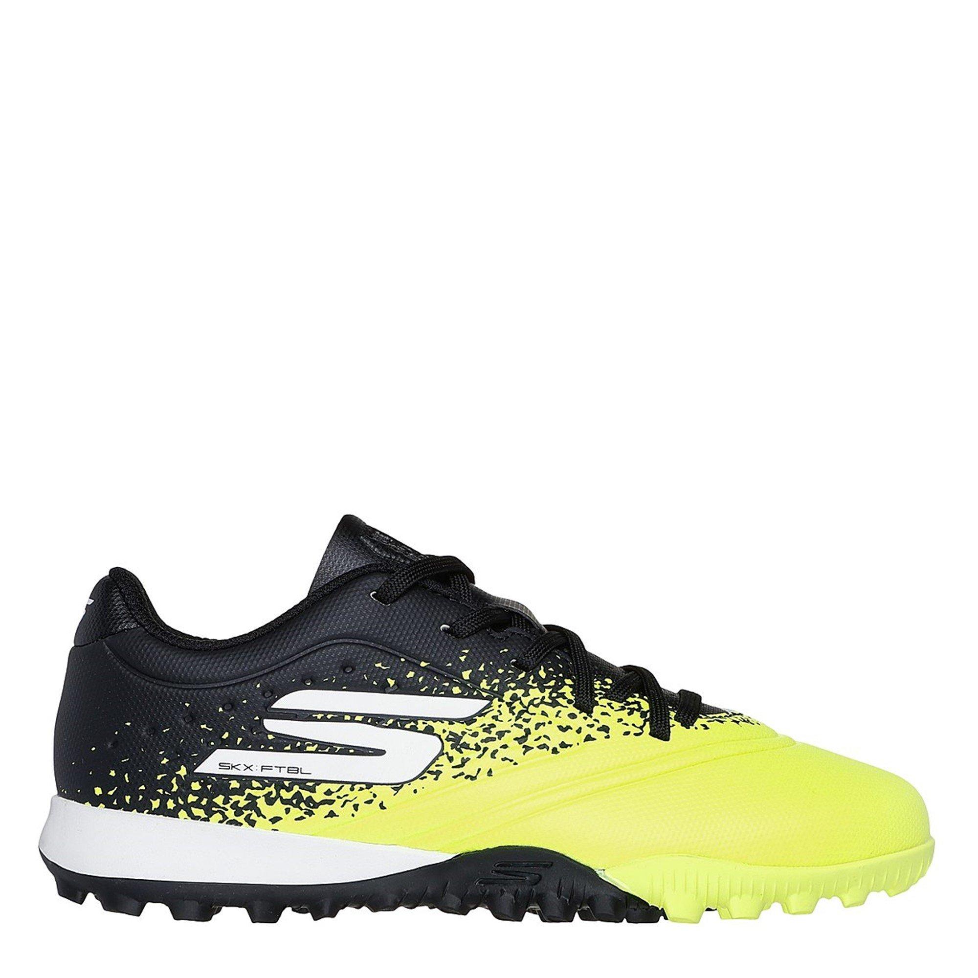 Jaune/Noir - Skechers - SKX 01 Juniors Astro Turf Football Boots - 3