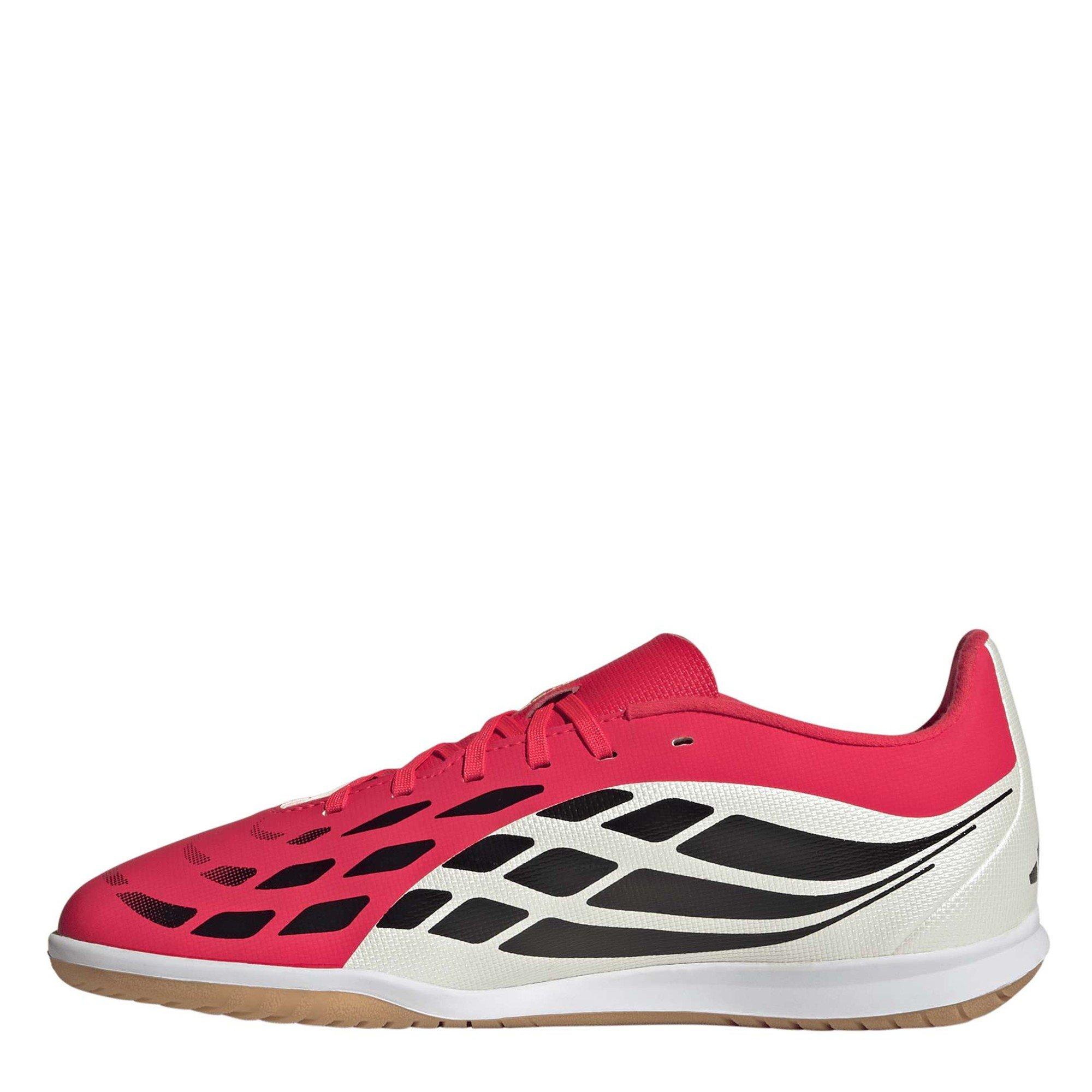 Lucid Red/Core - adidas - Kids' Predator Club In Sala Junior Indoor Football Boot - 2