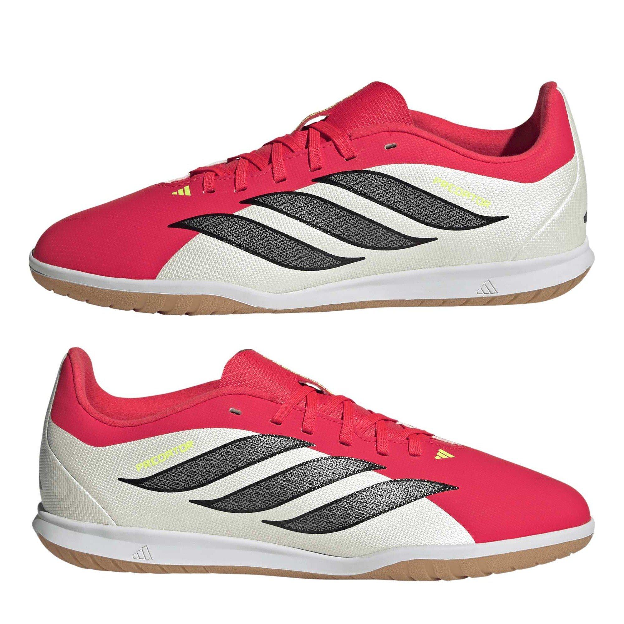 Lucid Red/Core - adidas - Kids' Predator Club In Sala Junior Indoor Football Boot - 9