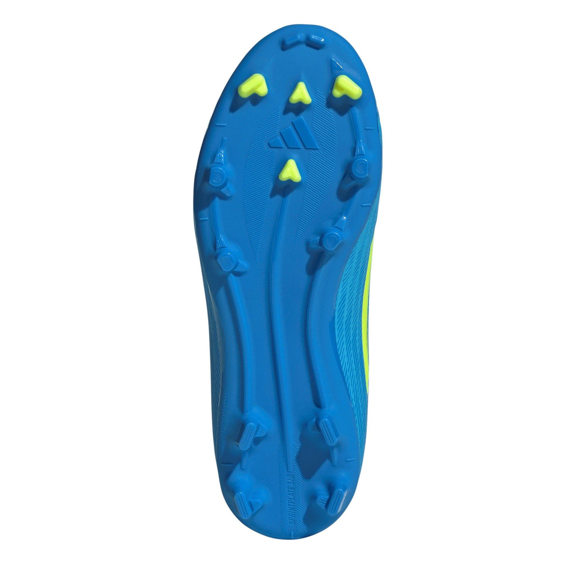 Blu/Giallo - adidas - F50 League Childrens Multi-Ground Football Boots - 6