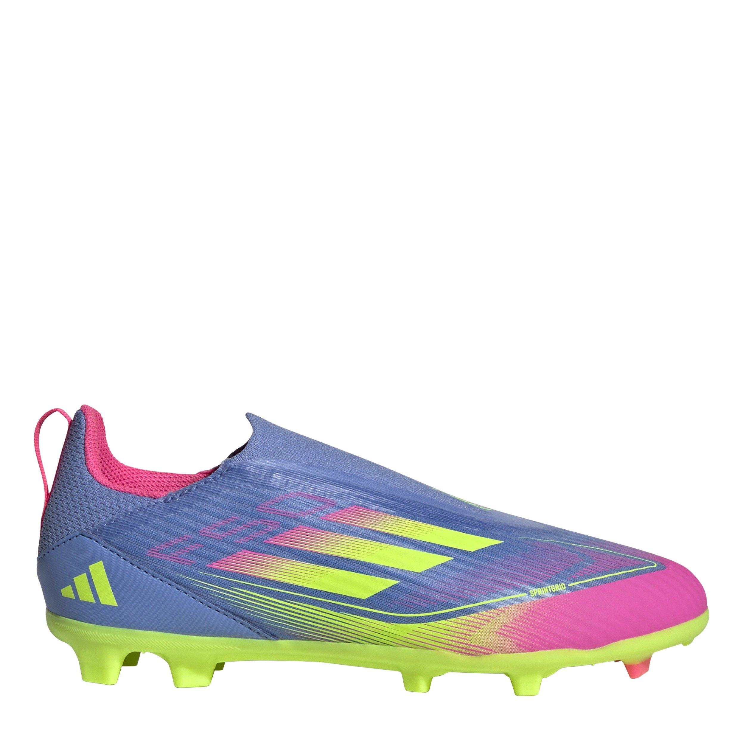adidas Kids' F50 League Firm Ground Football Boots - Blue Fusion