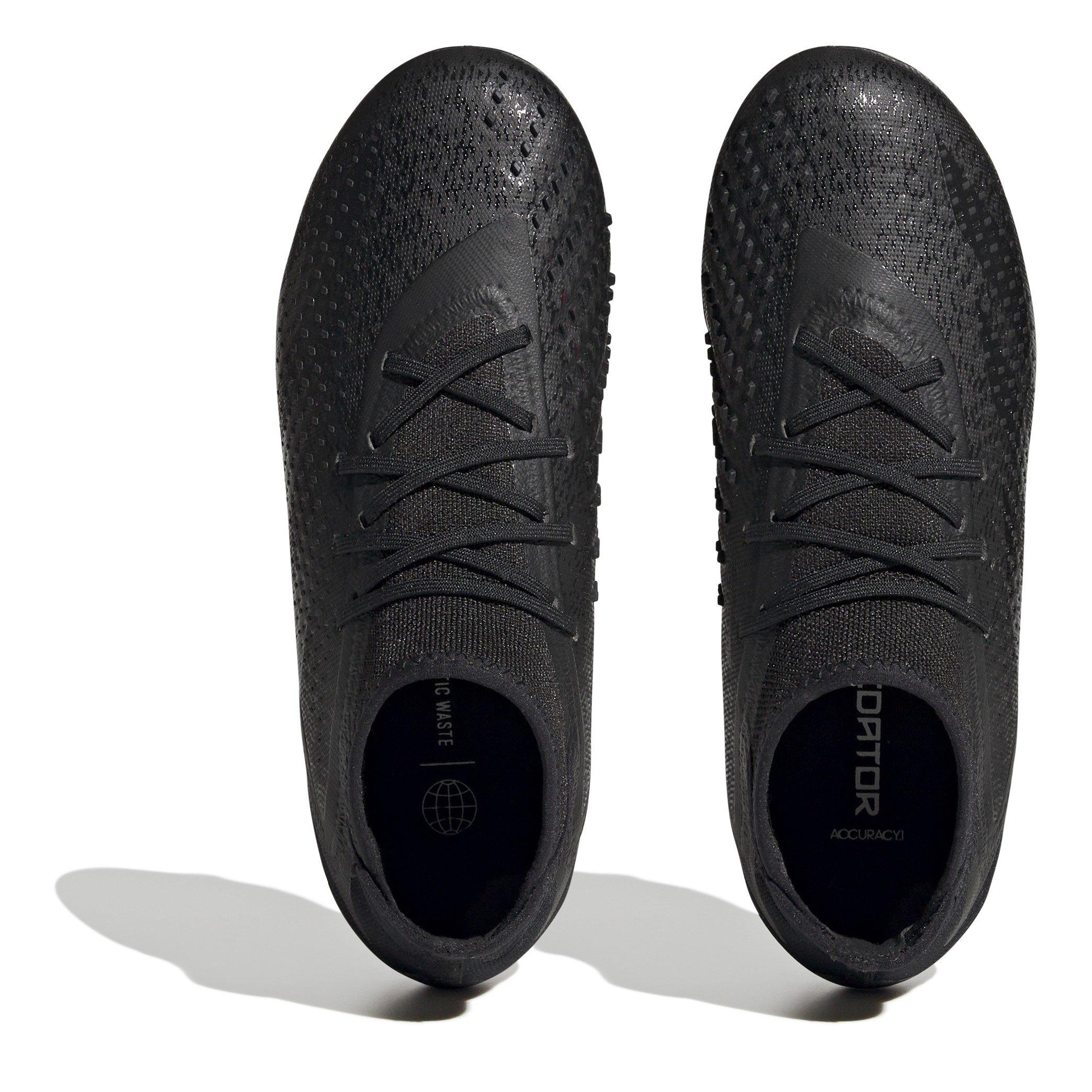 Schwarz/Schwarz - adidas - Predator Accuracy.1 Childrens Firm Ground Football Boots - 6