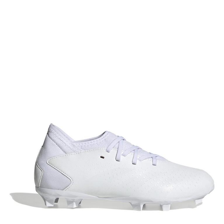 Blanco/Blanco - adidas - Predator Accuracy.3 Childrens Firm Ground Football Boots - 1
