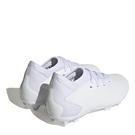 Blanco/Blanco - adidas - Predator Accuracy.3 Childrens Firm Ground Football Boots - 4
