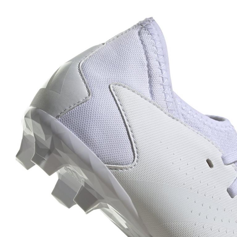 Blanco/Blanco - adidas - Predator Accuracy.3 Childrens Firm Ground Football Boots - 7