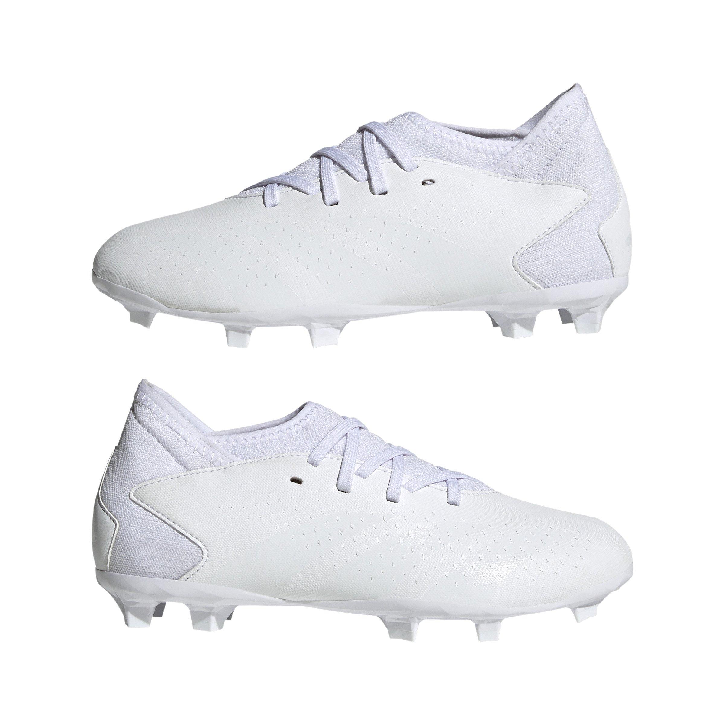 White/White - adidas - Predator Accuracy.3 Childrens Firm Ground Football Boots - 9