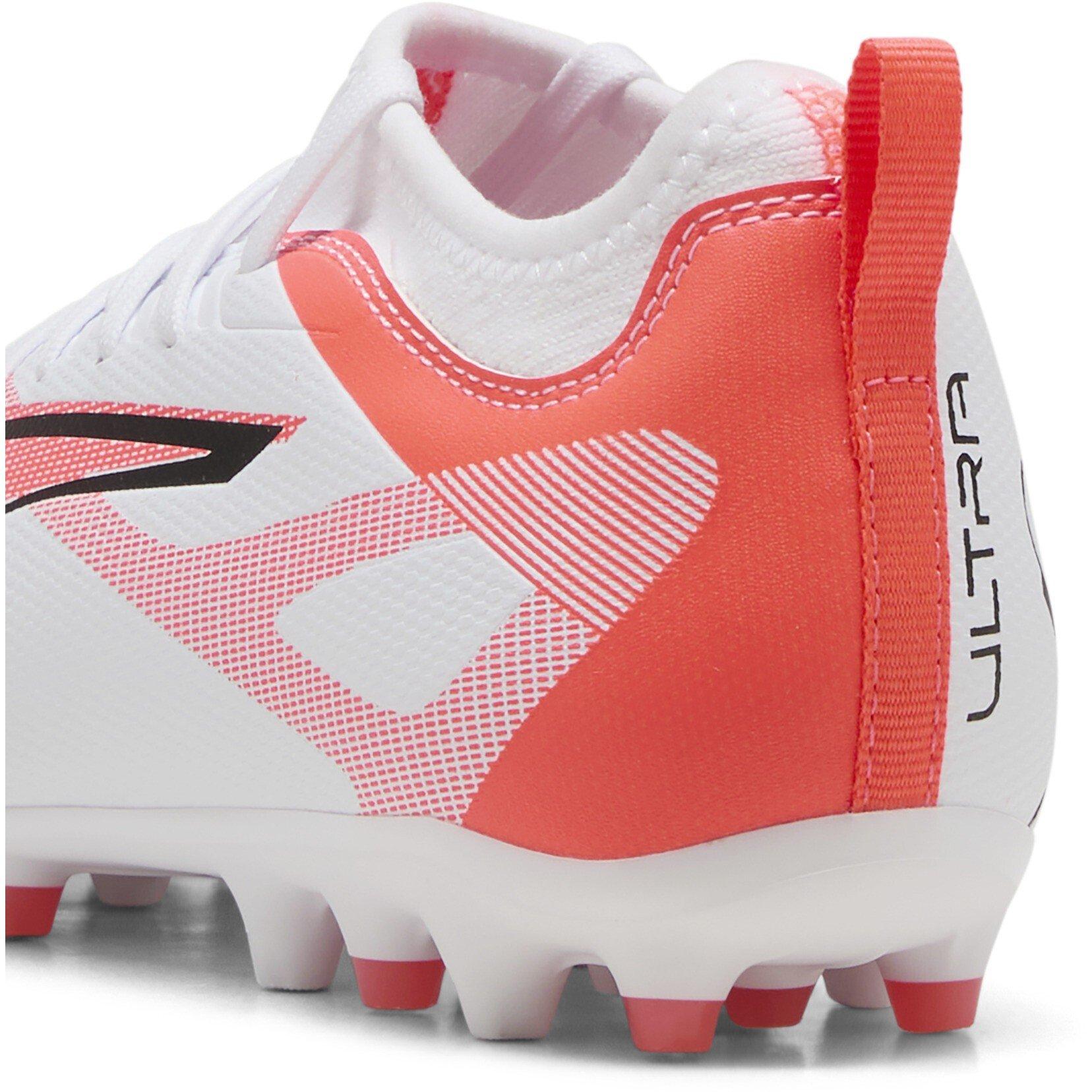 White-Bl - Puma - Unisex Kids' Ultra 5 Match Mg Firm Ground Football Boots - 5