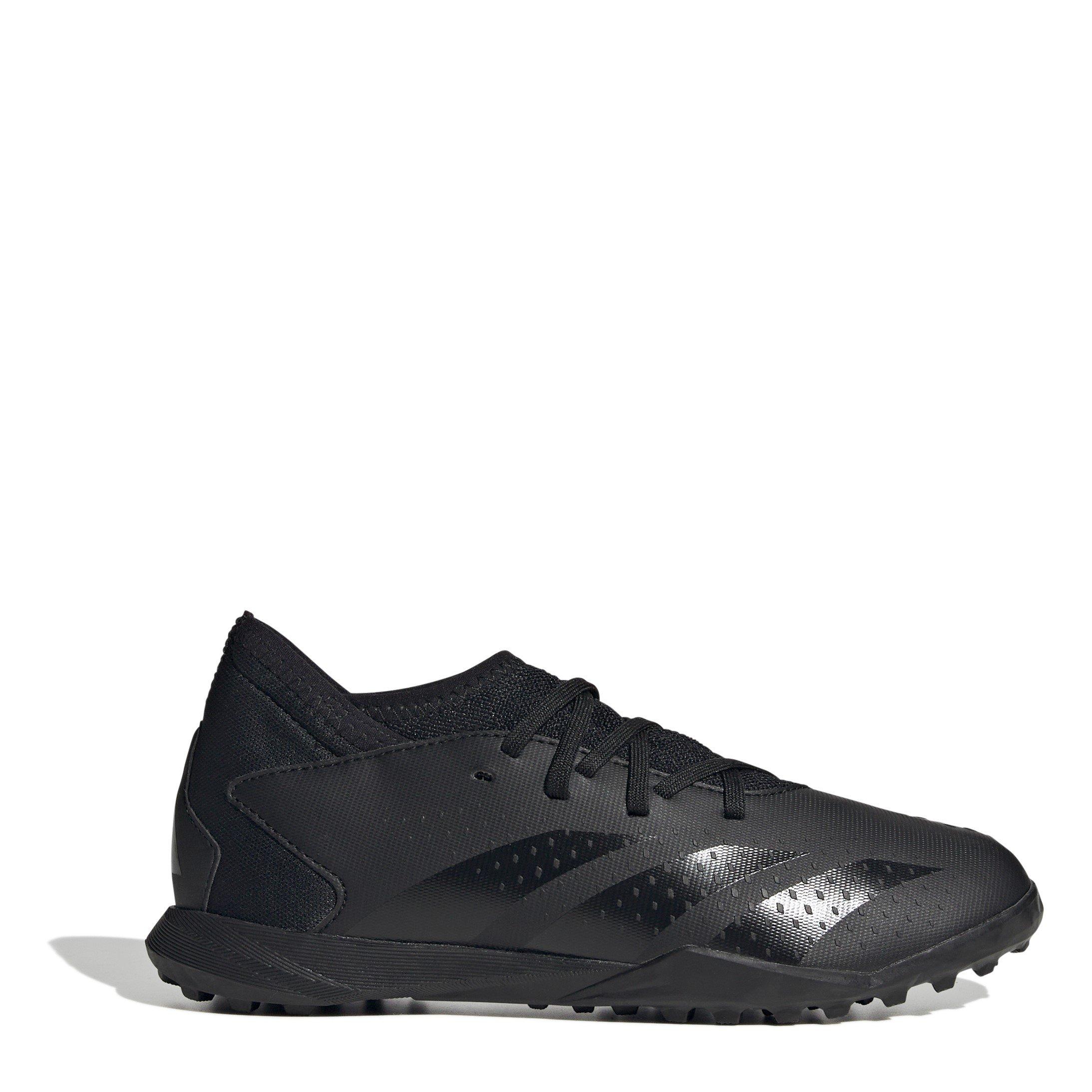 Black/Black - adidas - Predator Edge.3 Childrens Astro Turf Trainers - 1