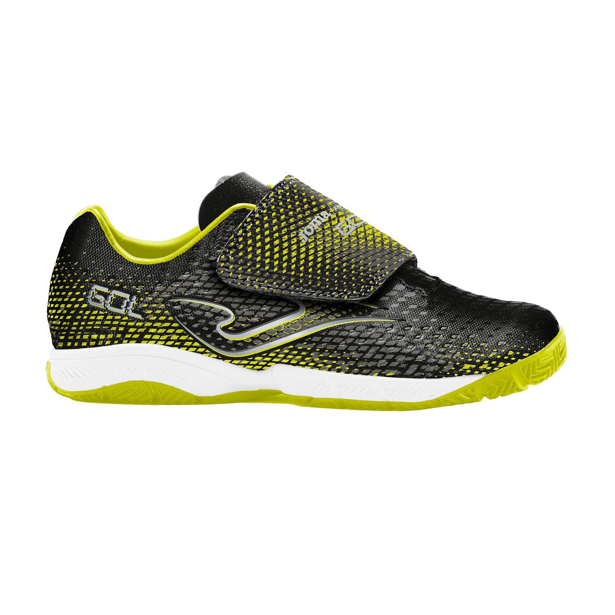 Zwart/Geel - Joma - Kids' Gol Indoor Football Boots