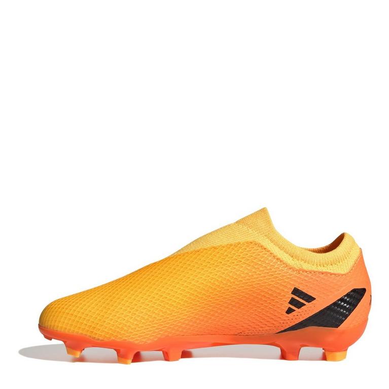Naranja/Negro - adidas - X .3 Firm Ground Football Boots Child Boys - 2