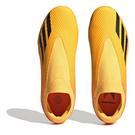 Naranja/Negro - adidas - X .3 Firm Ground Football Boots Child Boys - 5