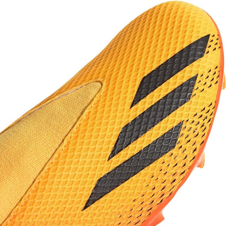 Naranja/Negro - adidas - X .3 Firm Ground Football Boots Child Boys - 8