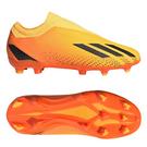 Naranja/Negro - adidas - X .3 Firm Ground Football Boots Child Boys - 10